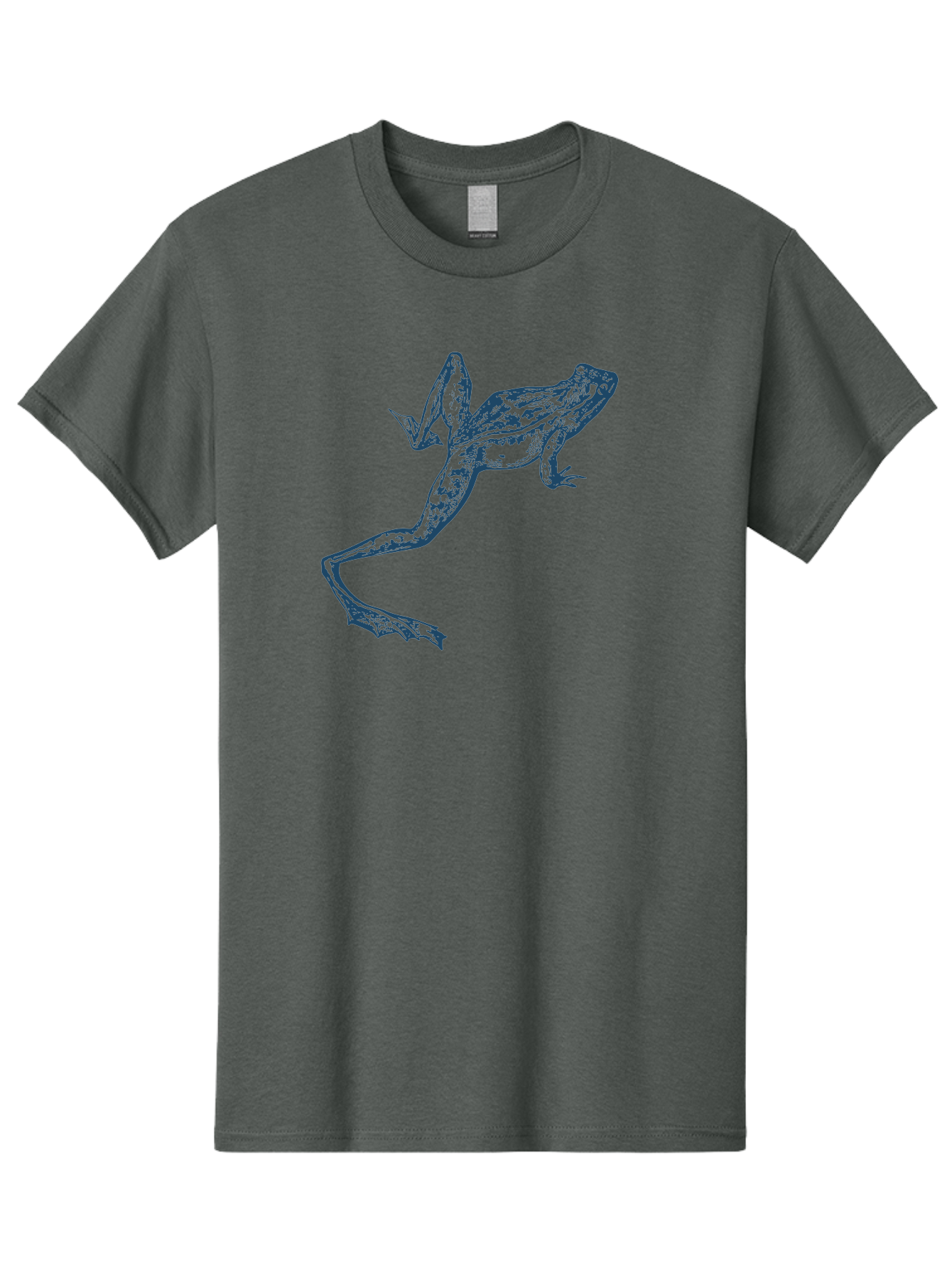 Wildjump Frog 2 Men'S Graphic Tee, 100% Cotton, Comfortable Casual Summer Wear, Machine Washable, Leaping Frog, Dynamic Pose, Intricate Details, Amphibian Art, Wildlife Illustration, Creative Graphics, Jumping Frog, Artistic Design, Aae850 29