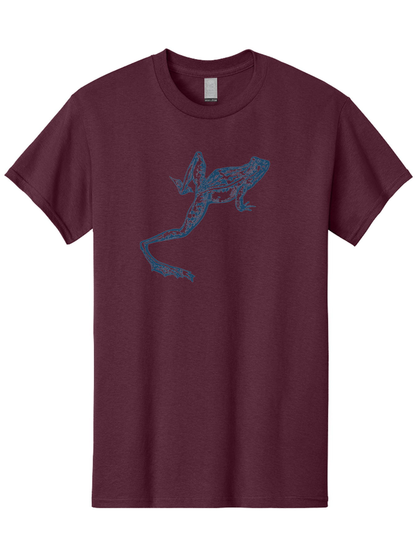 Wildjump Frog 2 Men'S Graphic Tee, 100% Cotton, Comfortable Casual Summer Wear, Machine Washable, Leaping Frog, Dynamic Pose, Intricate Details, Amphibian Art, Wildlife Illustration, Creative Graphics, Jumping Frog, Artistic Design, Aae850 23