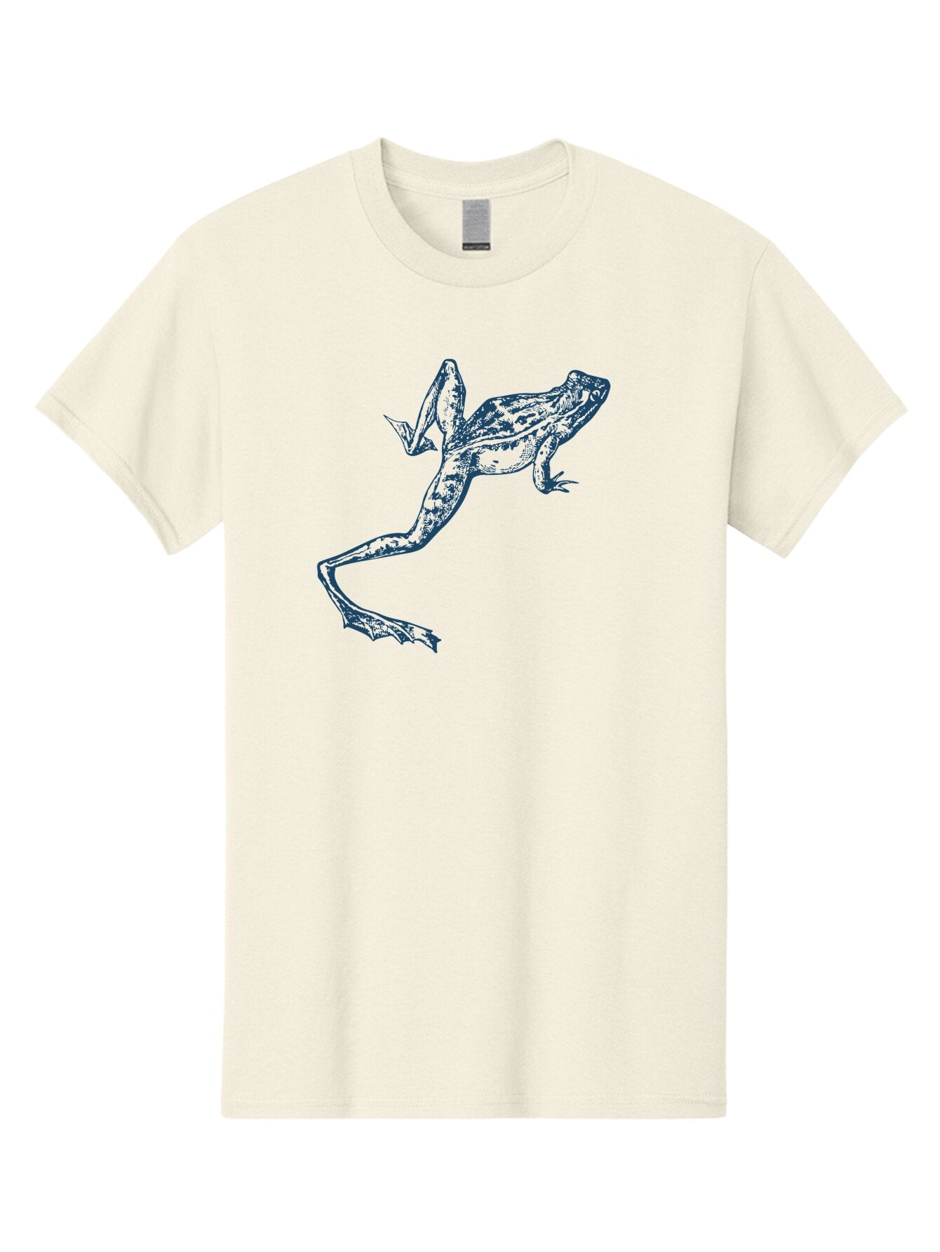Wildjump Frog 2 Men'S Graphic Tee, 100% Cotton, Comfortable Casual Summer Wear, Machine Washable, Leaping Frog, Dynamic Pose, Intricate Details, Amphibian Art, Wildlife Illustration, Creative Graphics, Jumping Frog, Artistic Design, Aae850 11