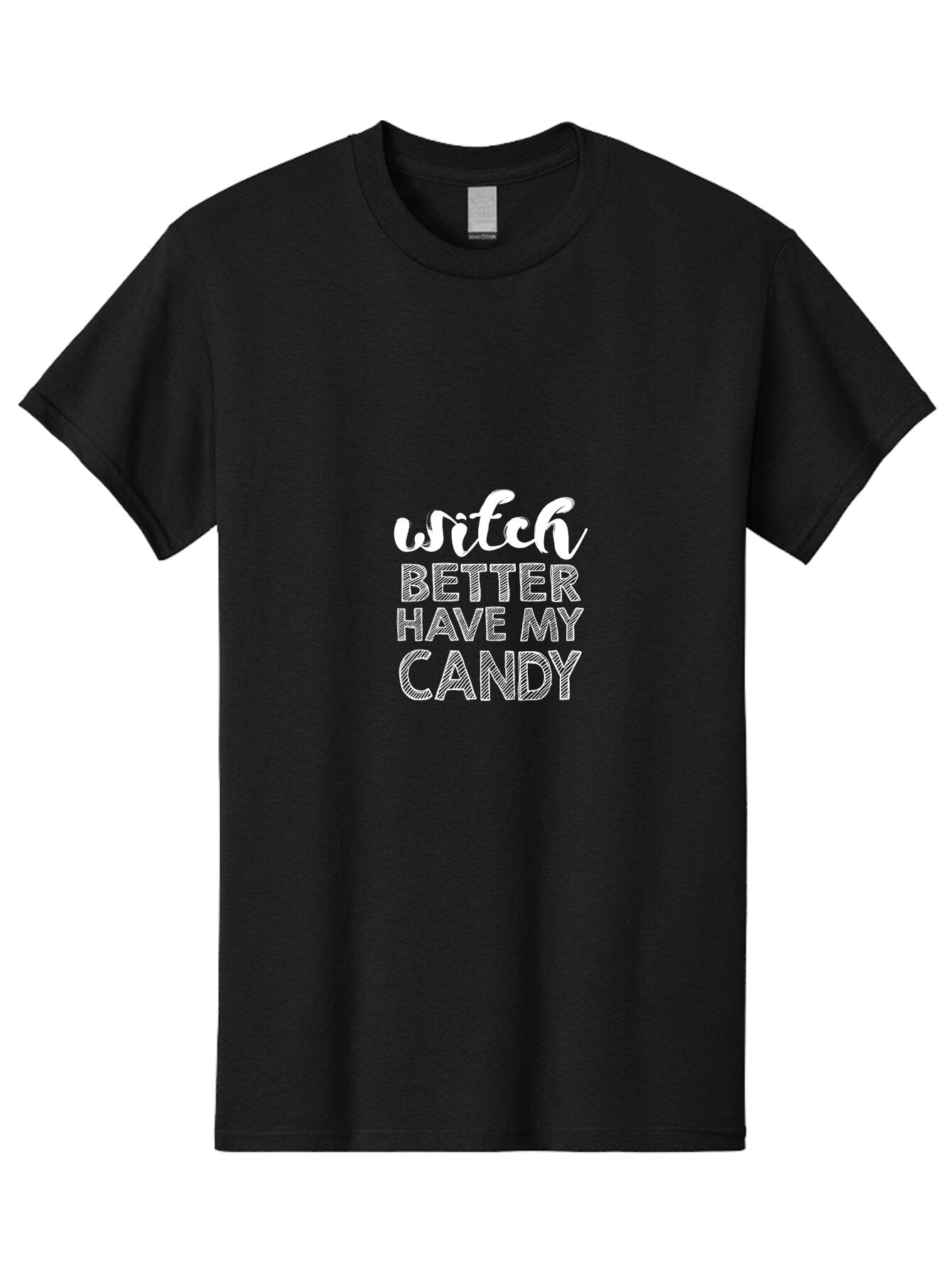 Witch Better Have My Candy Men'S Graphic Tee, 100% Cotton, Comfortable Casual Summer Wear, Machine Washable, Halloween Quote, Funny Halloween Sayings, Candy Lover, Halloween Humor, Spooky Season, Witchy Vibes, Trick Or Treat, Halloween Phrases Aae857 6
