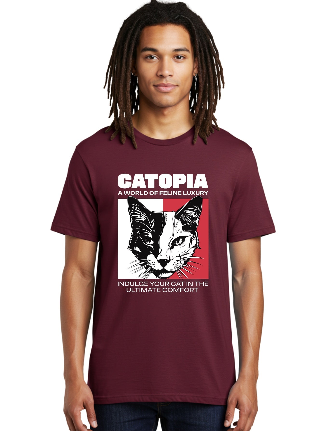 Catopia Mens Graphic Tee,100% Cotton,Casual Summer Wear AAT111 15