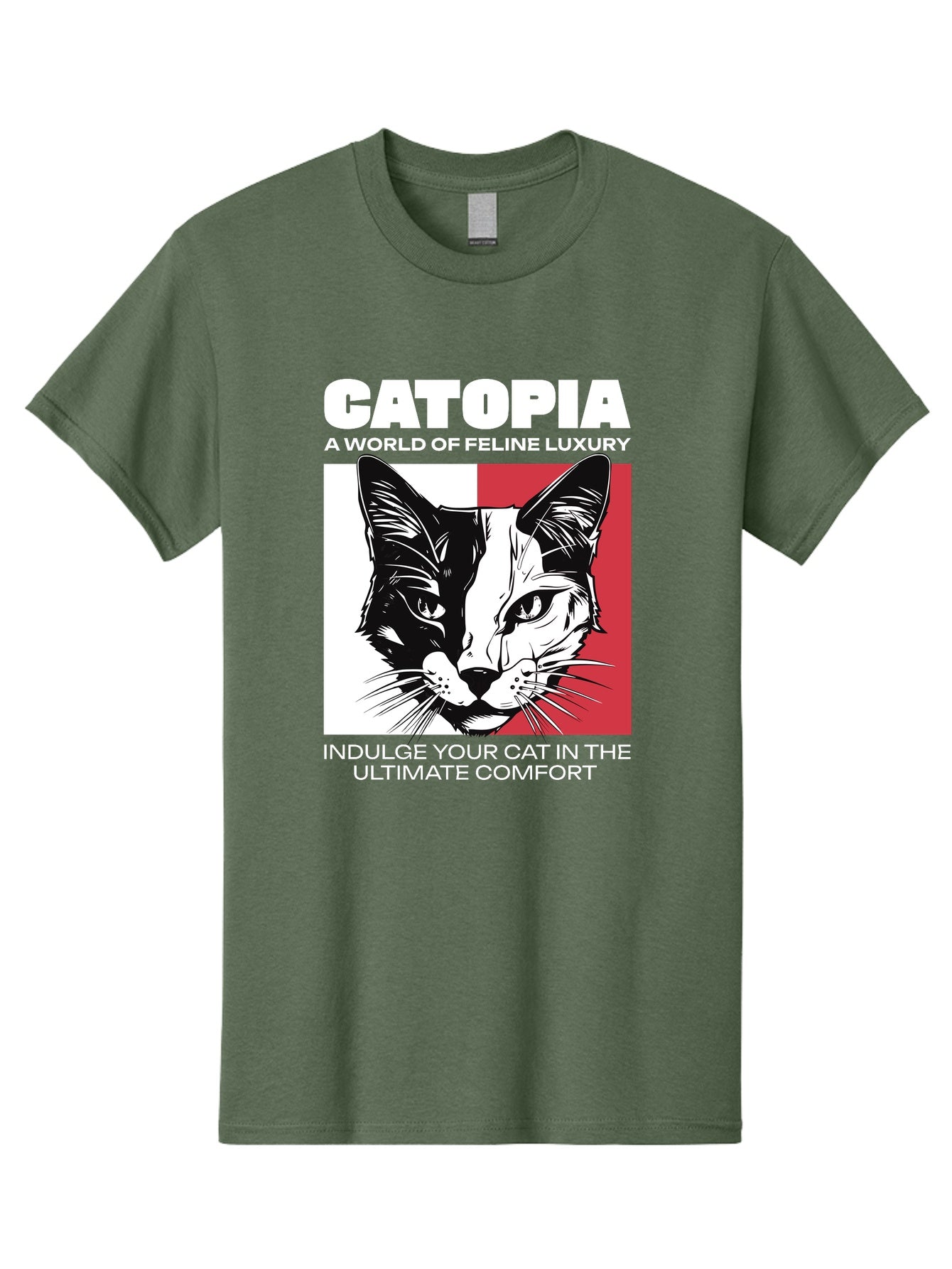 Catopia Mens Graphic Tee,100% Cotton,Casual Summer Wear AAT111 23