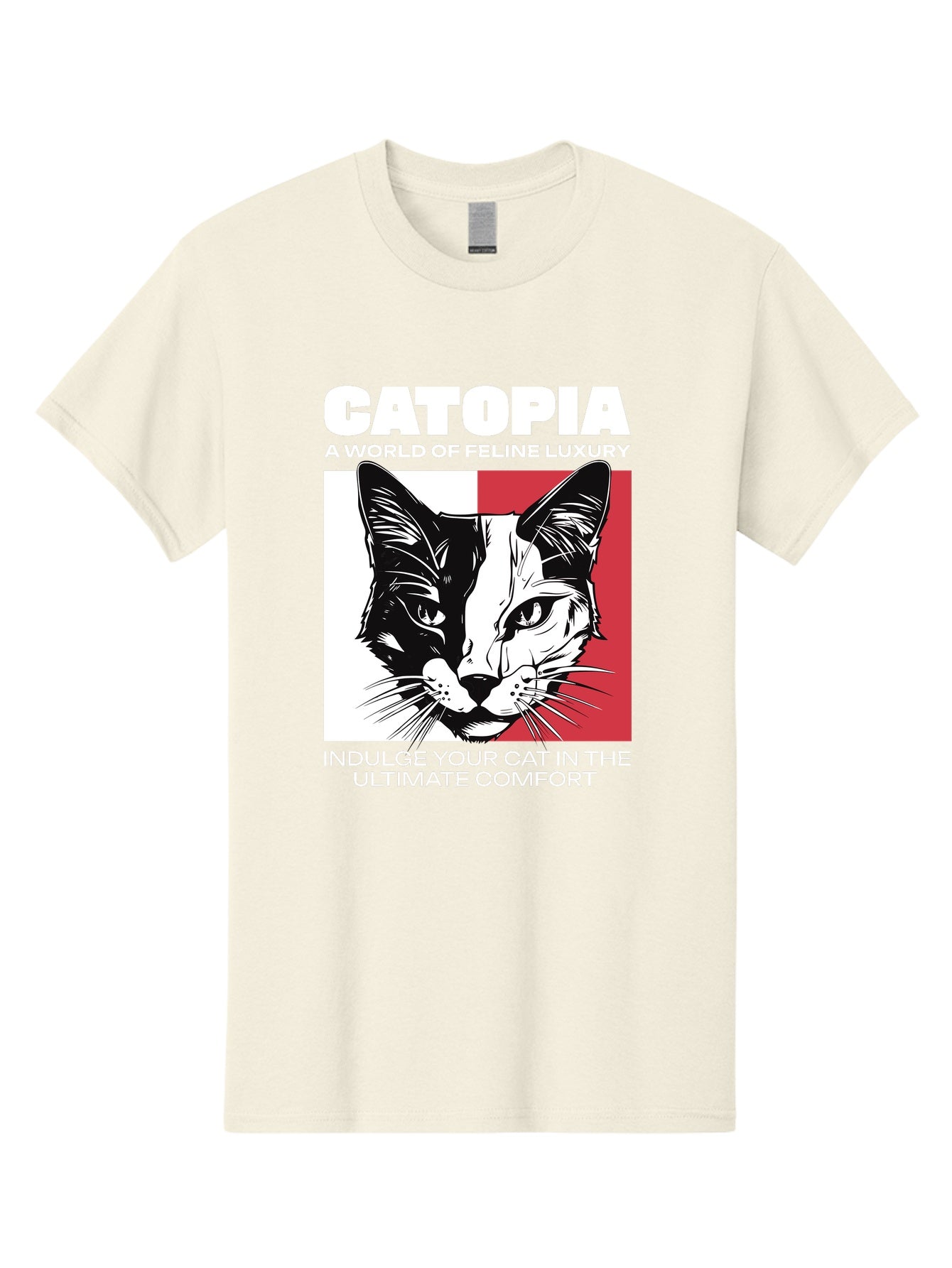 Catopia Mens Graphic Tee,100% Cotton,Casual Summer Wear AAT111 24