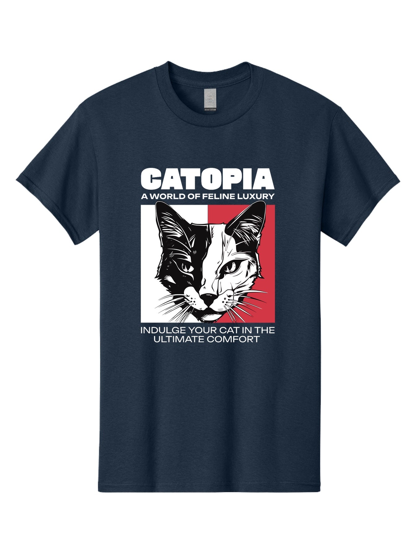 Catopia Mens Graphic Tee,100% Cotton,Casual Summer Wear AAT111 25