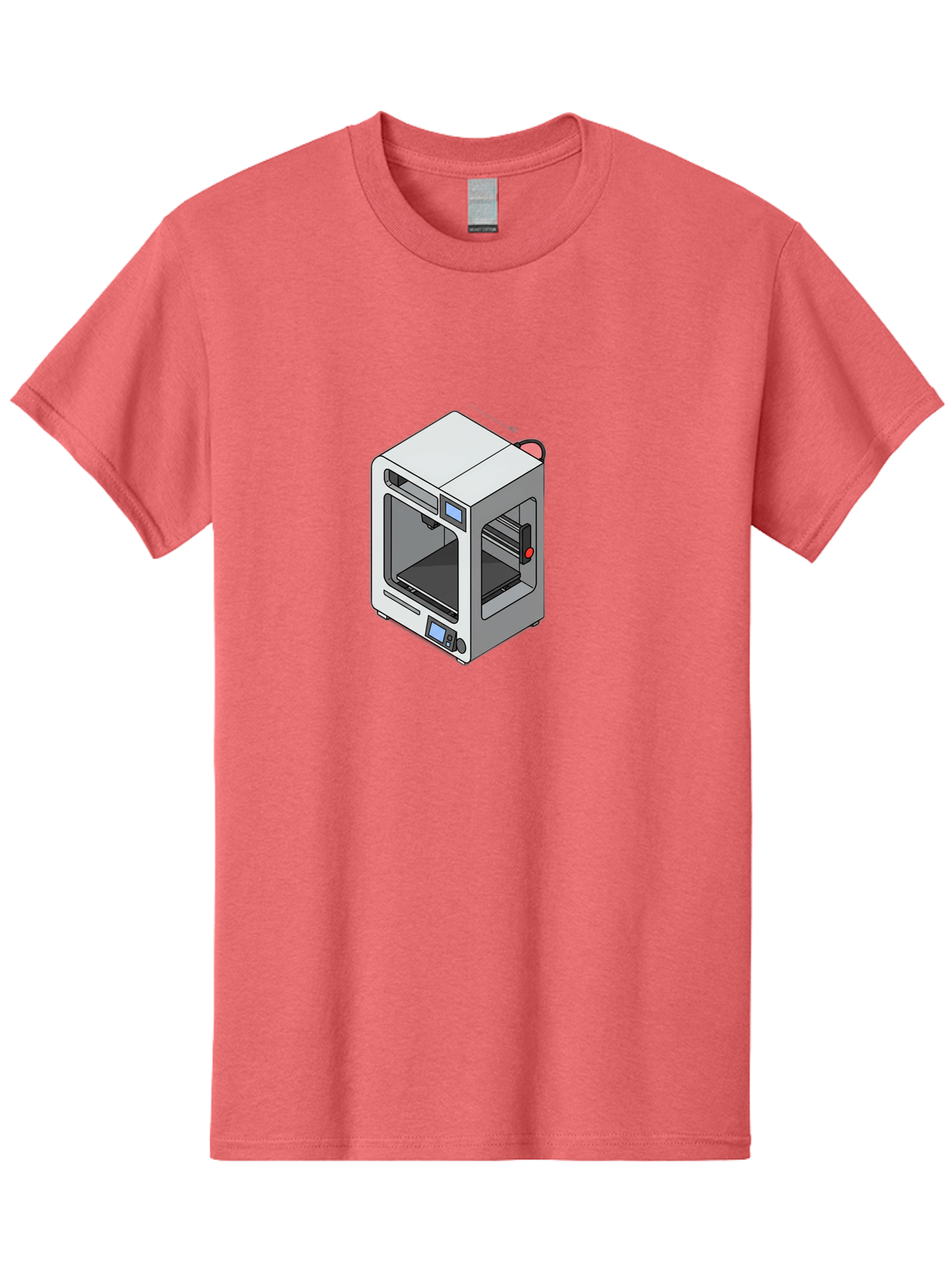 3D-Printer-11 Men'S Graphic Tee, 100% Cotton, Comfortable Casual Summer Wear, Machine Washable, 3D Printing Technology, Additive Manufacturing, Rapid Prototyping, Digital Fabrication, Futuristic Design, Modern Machinery, Precision Engineering, Baa004 7