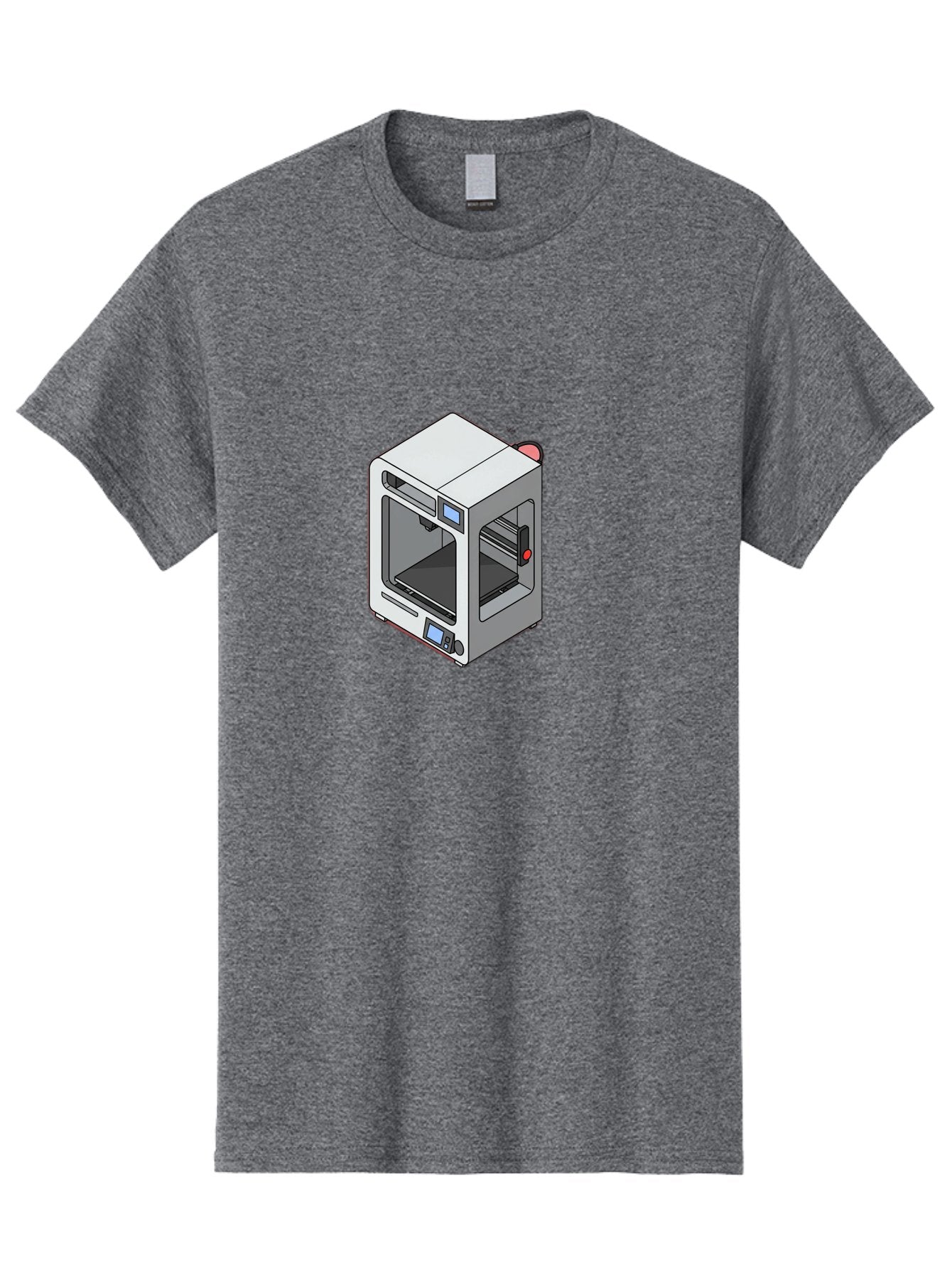 3D-Printer-11 Men'S Graphic Tee, 100% Cotton, Comfortable Casual Summer Wear, Machine Washable, 3D Printing Technology, Additive Manufacturing, Rapid Prototyping, Digital Fabrication, Futuristic Design, Modern Machinery, Precision Engineering, Baa004 14