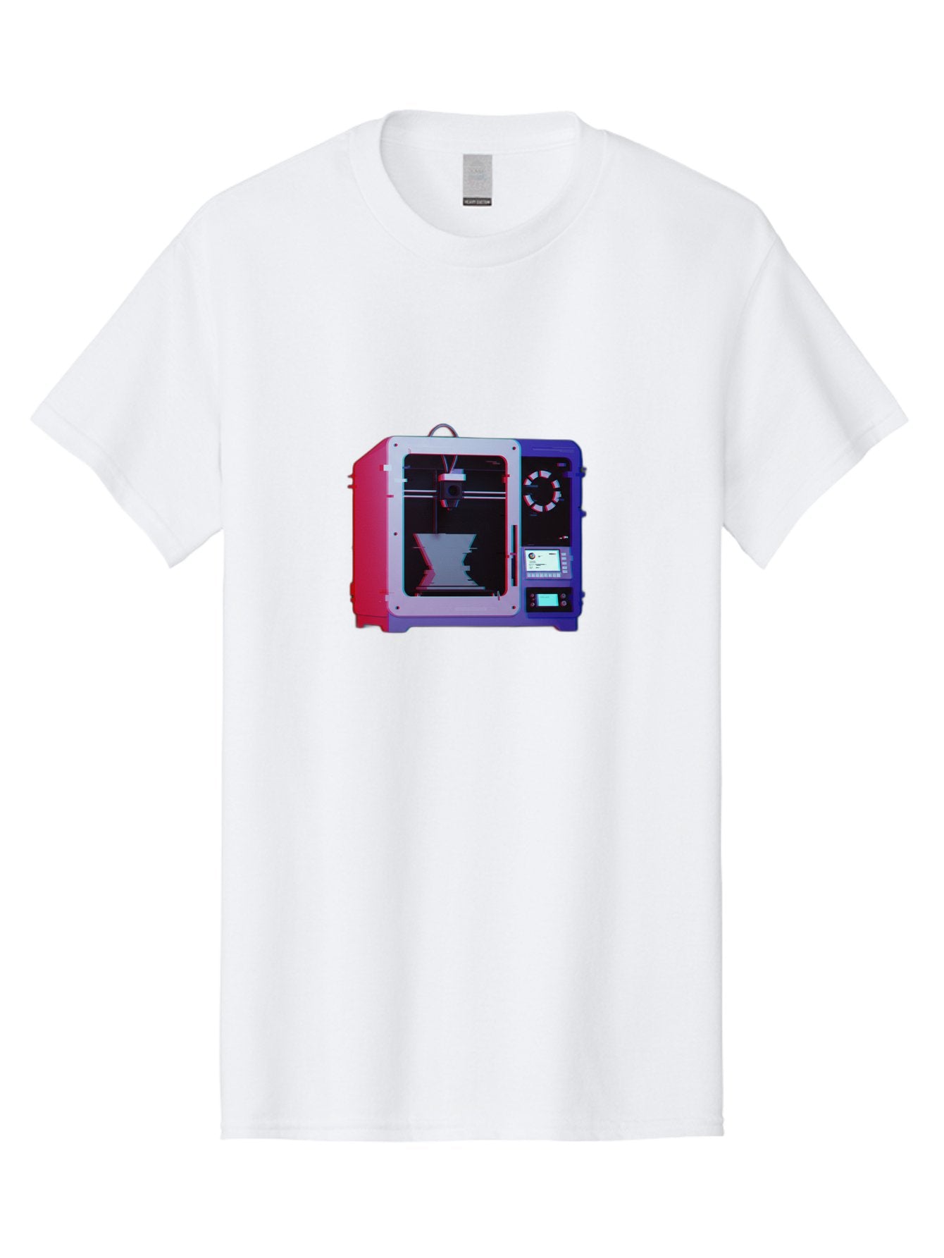 3D-Printer-15 Men'S Graphic Tee, 100% Cotton, Comfortable Casual Summer Wear, Machine Washable, 3D Printing Technology, Additive Manufacturing, Futuristic Design, Digital Fabrication, Rapid Prototyping, Custom Parts, Innovative Machinery Baa008 14