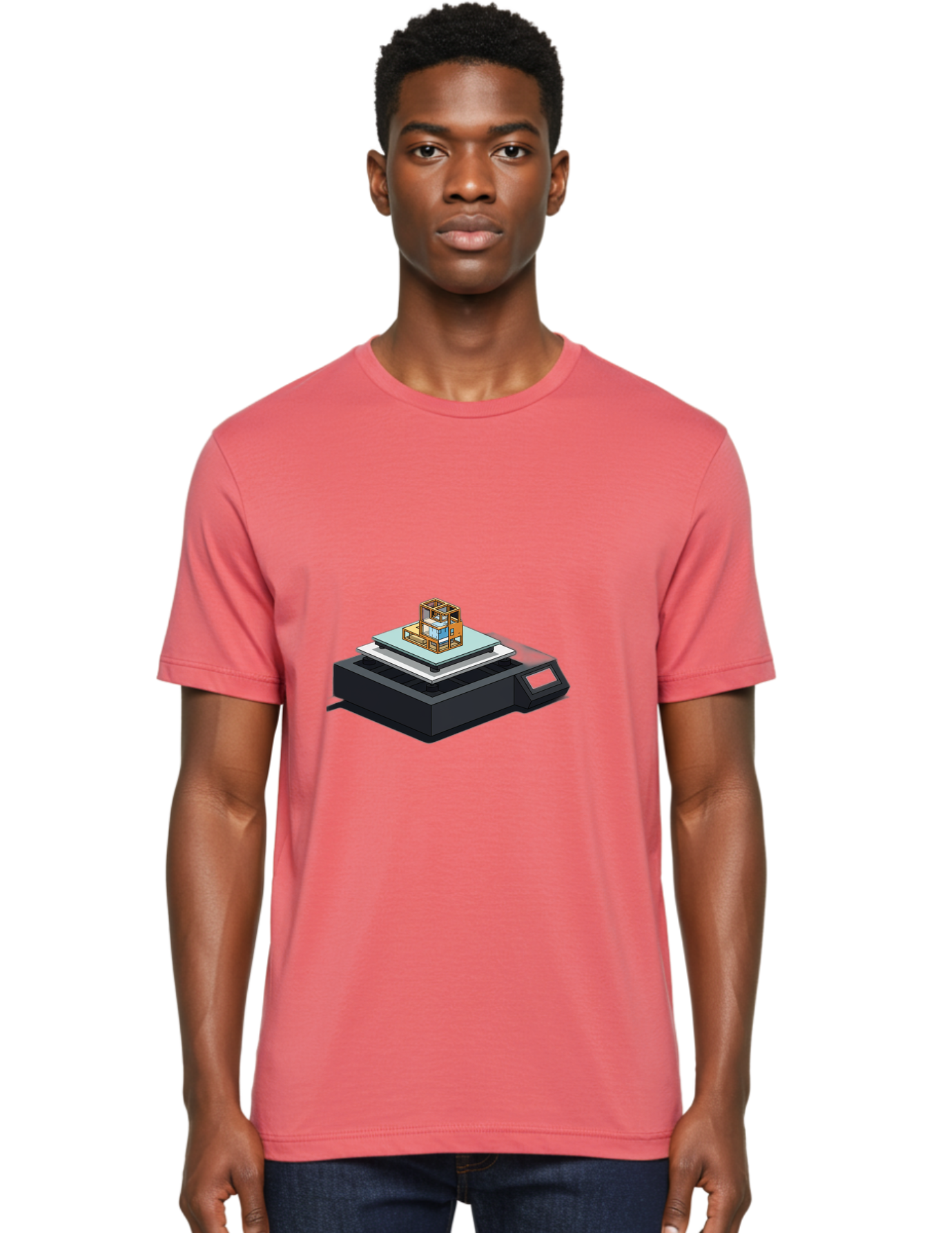 3D-Printer-19 Men'S Graphic Tee, 100% Cotton, Comfortable Casual Summer Wear, Machine Washable, 3D Printing Technology, Additive Manufacturing, Prototype Development, Rapid Prototyping, 3D Modeling, Futuristic Design, Innovative Printing, Baa012 18