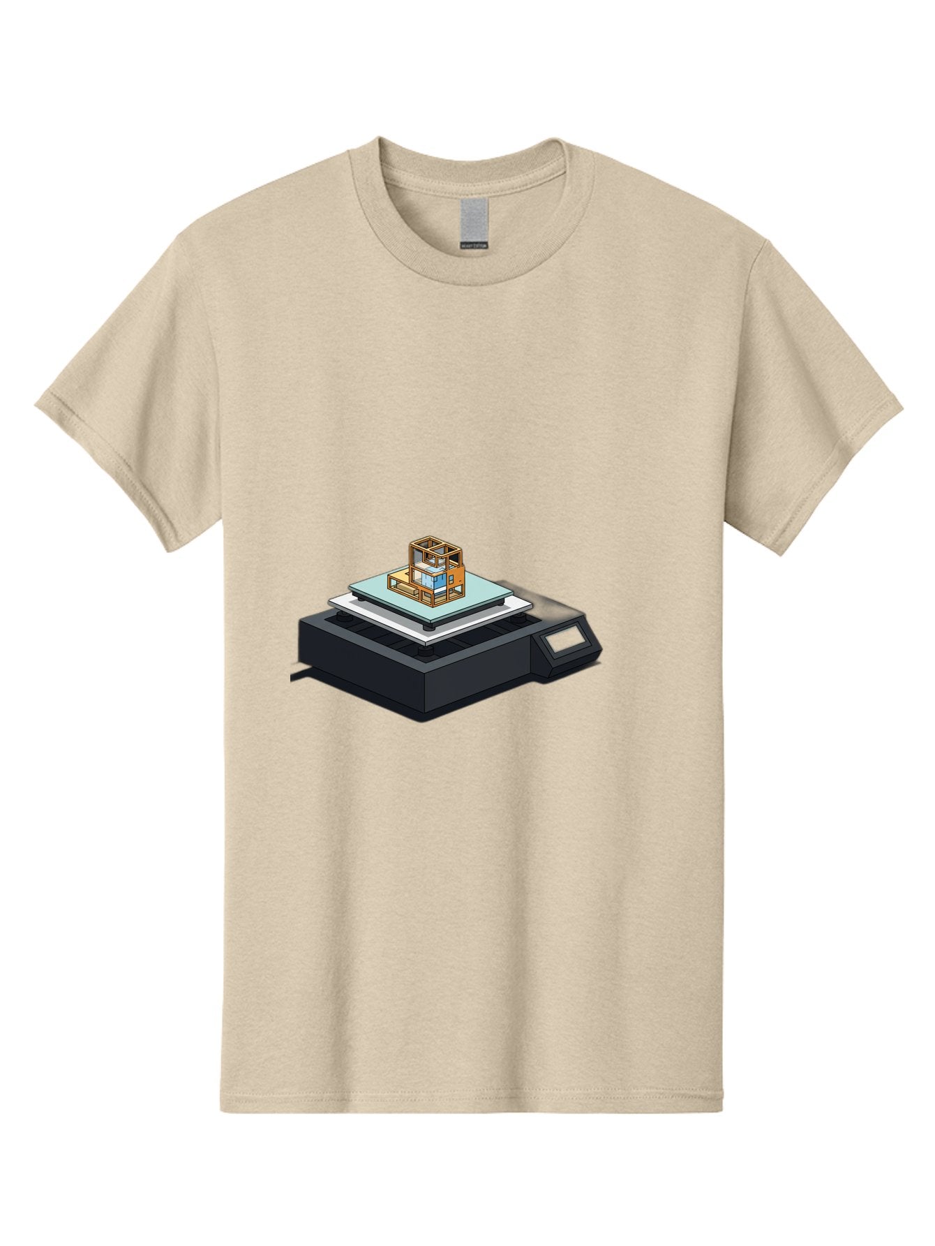 3D-Printer-19 Men'S Graphic Tee, 100% Cotton, Comfortable Casual Summer Wear, Machine Washable, 3D Printing Technology, Additive Manufacturing, Prototype Development, Rapid Prototyping, 3D Modeling, Futuristic Design, Innovative Printing, Baa012 4