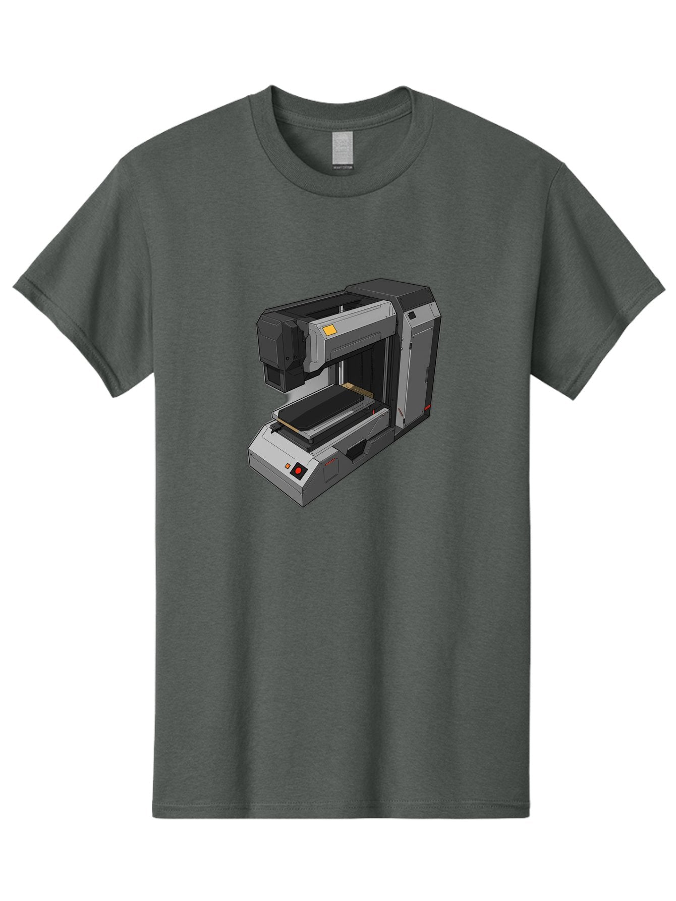 3D-Printer-41 Men'S Graphic Tee, 100% Cotton, Comfortable Casual Summer Wear, Machine Washable, 3D Printing Technology, Digital Fabrication, Additive Manufacturing, Printer Design, Futuristic Machinery, Modern Innovation, 3D Modeling, Baa037 12