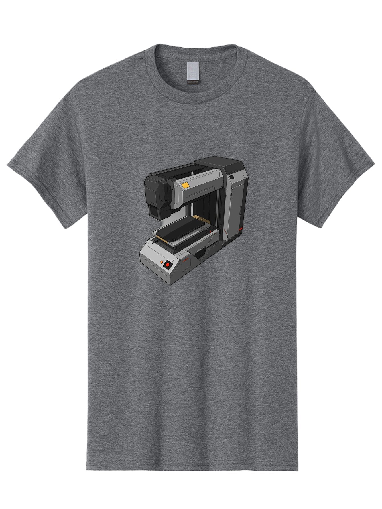 3D-Printer-41 Men'S Graphic Tee, 100% Cotton, Comfortable Casual Summer Wear, Machine Washable, 3D Printing Technology, Digital Fabrication, Additive Manufacturing, Printer Design, Futuristic Machinery, Modern Innovation, 3D Modeling, Baa037 8