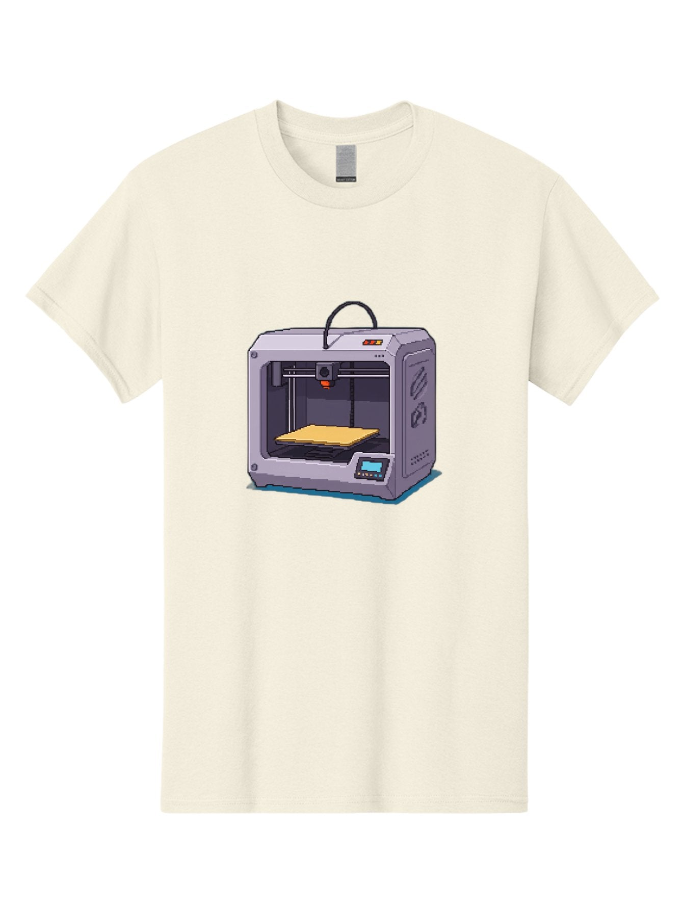 3D-Printer-7 Men'S Graphic Tee, 100% Cotton, Comfortable Casual Summer Wear, Machine Washable, 3D Printing Technology, Additive Manufacturing, Digital Fabrication, Rapid Prototyping, Layered Printing, Futuristic Innovation Baa041 10