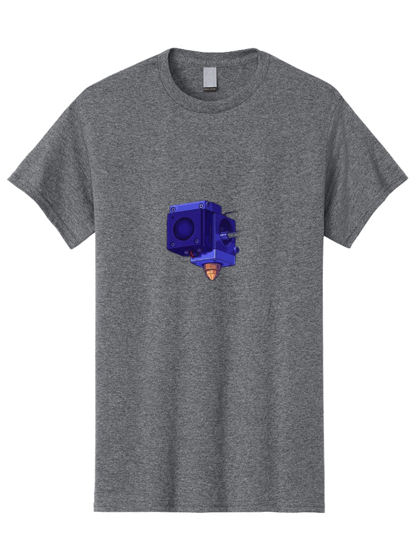 3D-Printer-Nozzle Men'S Graphic Tee, 100% Cotton, Comfortable Casual Summer Wear, Machine Washable, 3D Printing Technology, Extruder Head, 3D Modeling, Additive Manufacturing, Digital Fabrication, Rapid Prototyping, Innovative Design Baa046 8