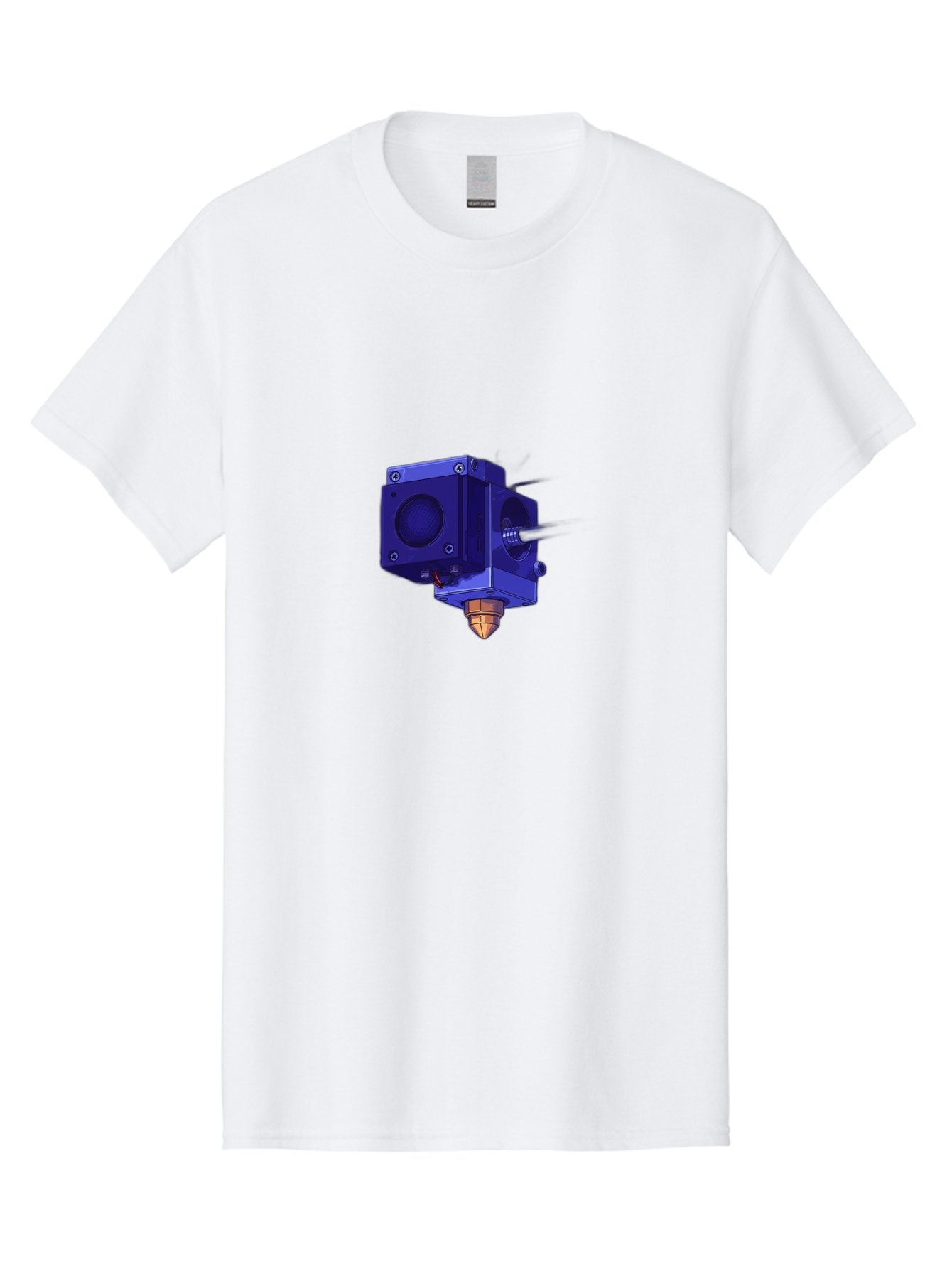 3D-Printer-Nozzle Men'S Graphic Tee, 100% Cotton, Comfortable Casual Summer Wear, Machine Washable, 3D Printing Technology, Extruder Head, 3D Modeling, Additive Manufacturing, Digital Fabrication, Rapid Prototyping, Innovative Design Baa046 15