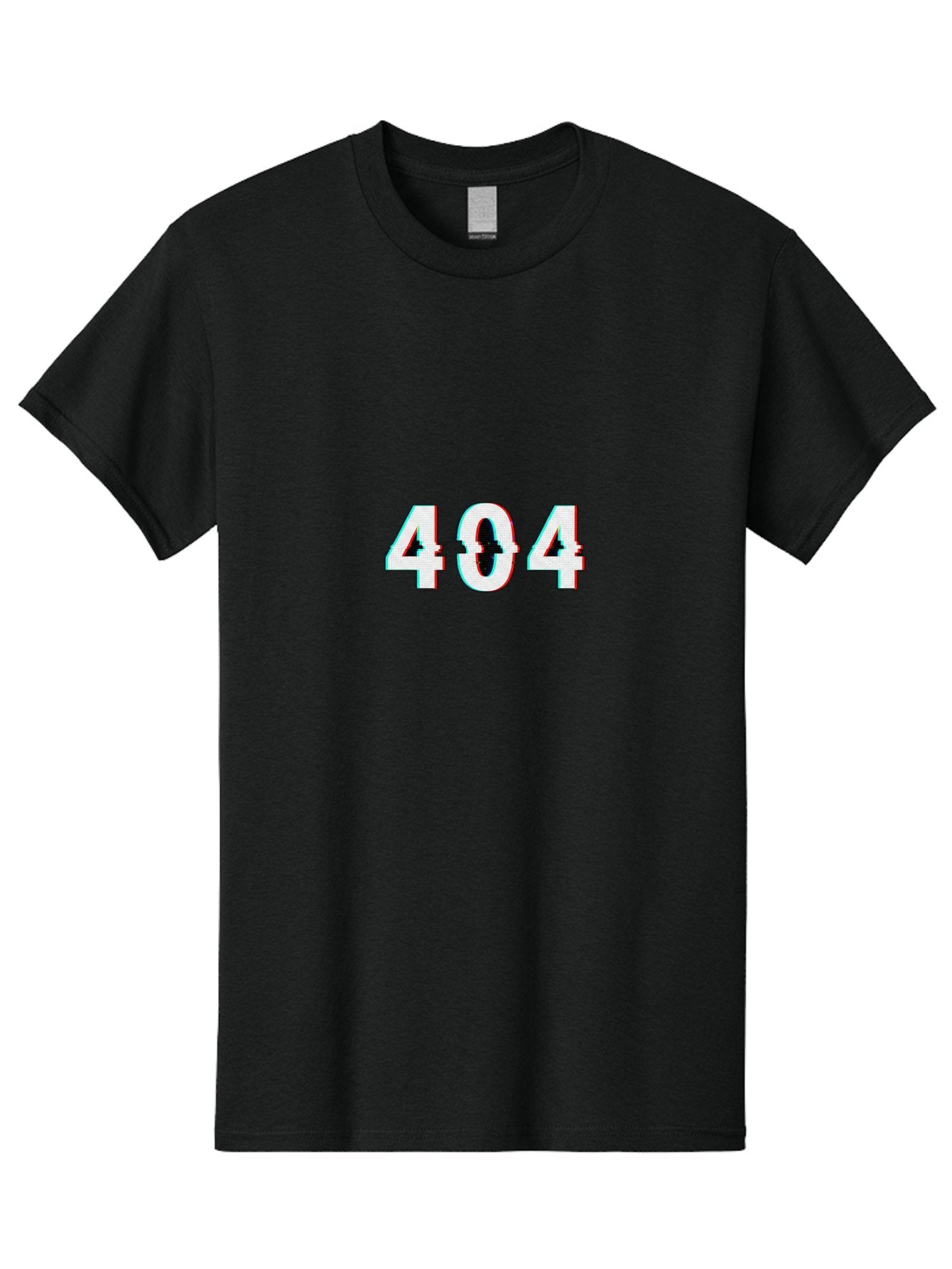 404-1 Men'S Graphic Tee, 100% Cotton, Comfortable Casual Summer Wear, Machine Washable, 404 Error, Glitch Effect, Distorted Text, Error Message, Page Not Found, Website Error, Digital Glitch Baa058 7