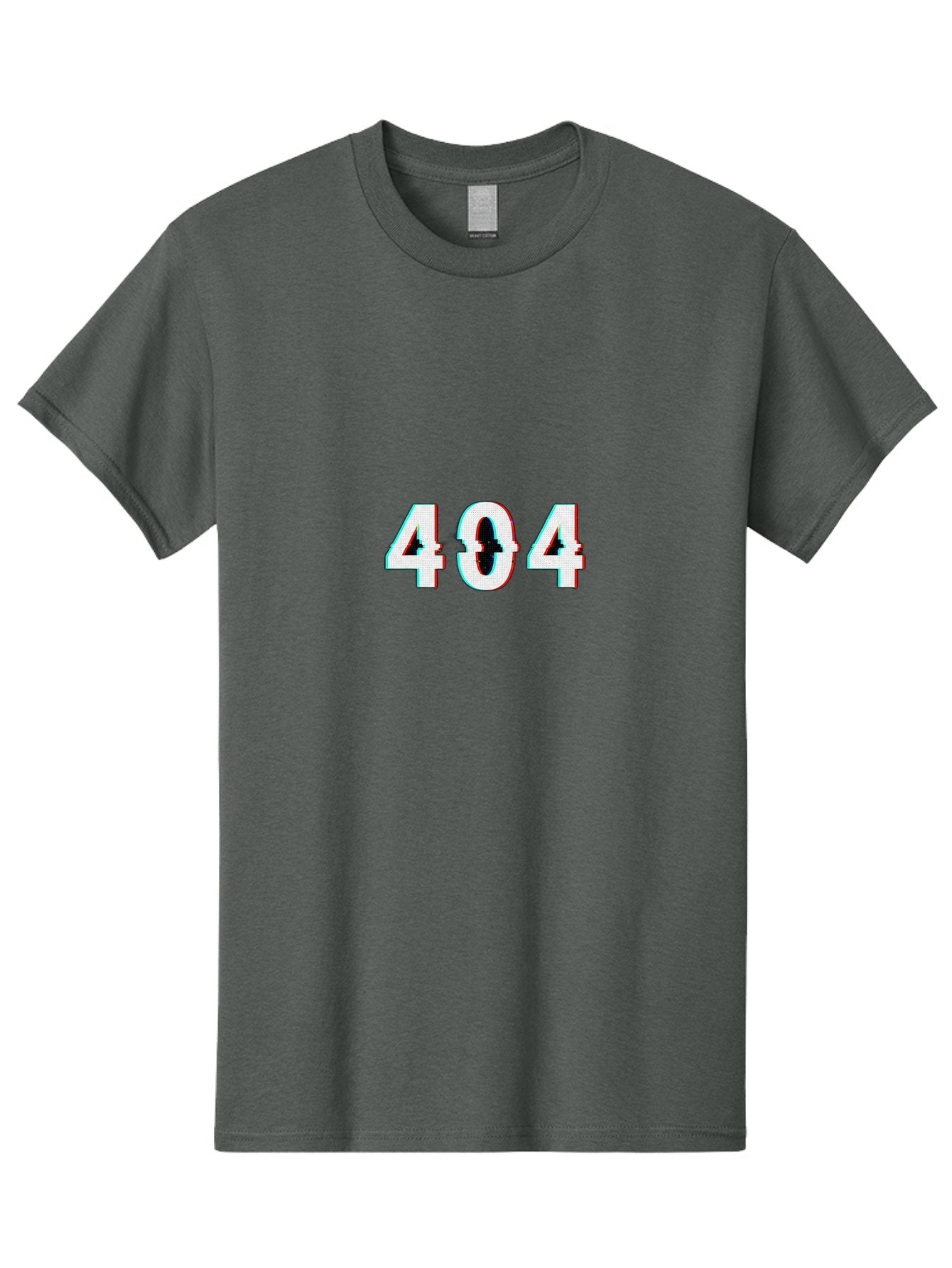 404-1 Men'S Graphic Tee, 100% Cotton, Comfortable Casual Summer Wear, Machine Washable, 404 Error, Glitch Effect, Distorted Text, Error Message, Page Not Found, Website Error, Digital Glitch Baa058 4