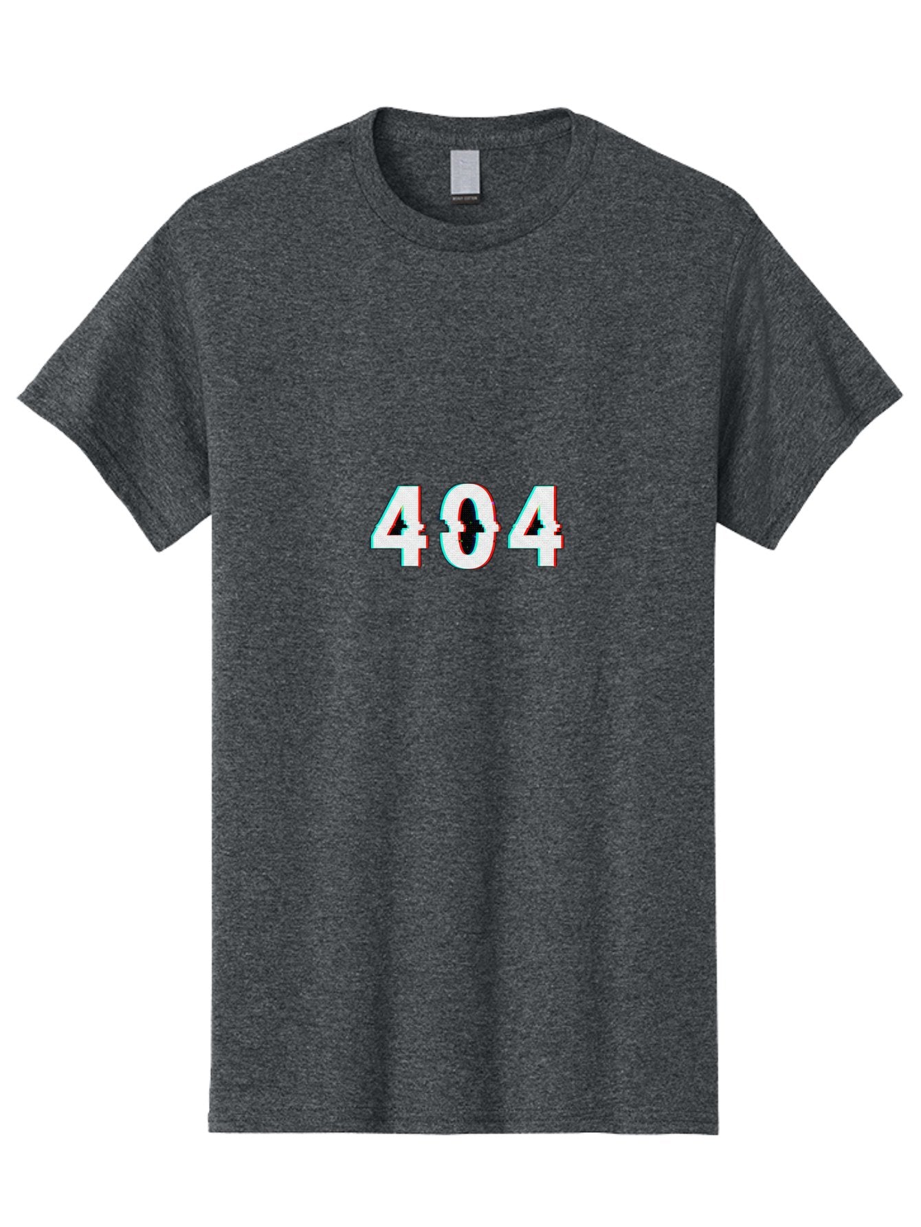 404-1 Men'S Graphic Tee, 100% Cotton, Comfortable Casual Summer Wear, Machine Washable, 404 Error, Glitch Effect, Distorted Text, Error Message, Page Not Found, Website Error, Digital Glitch Baa058 5