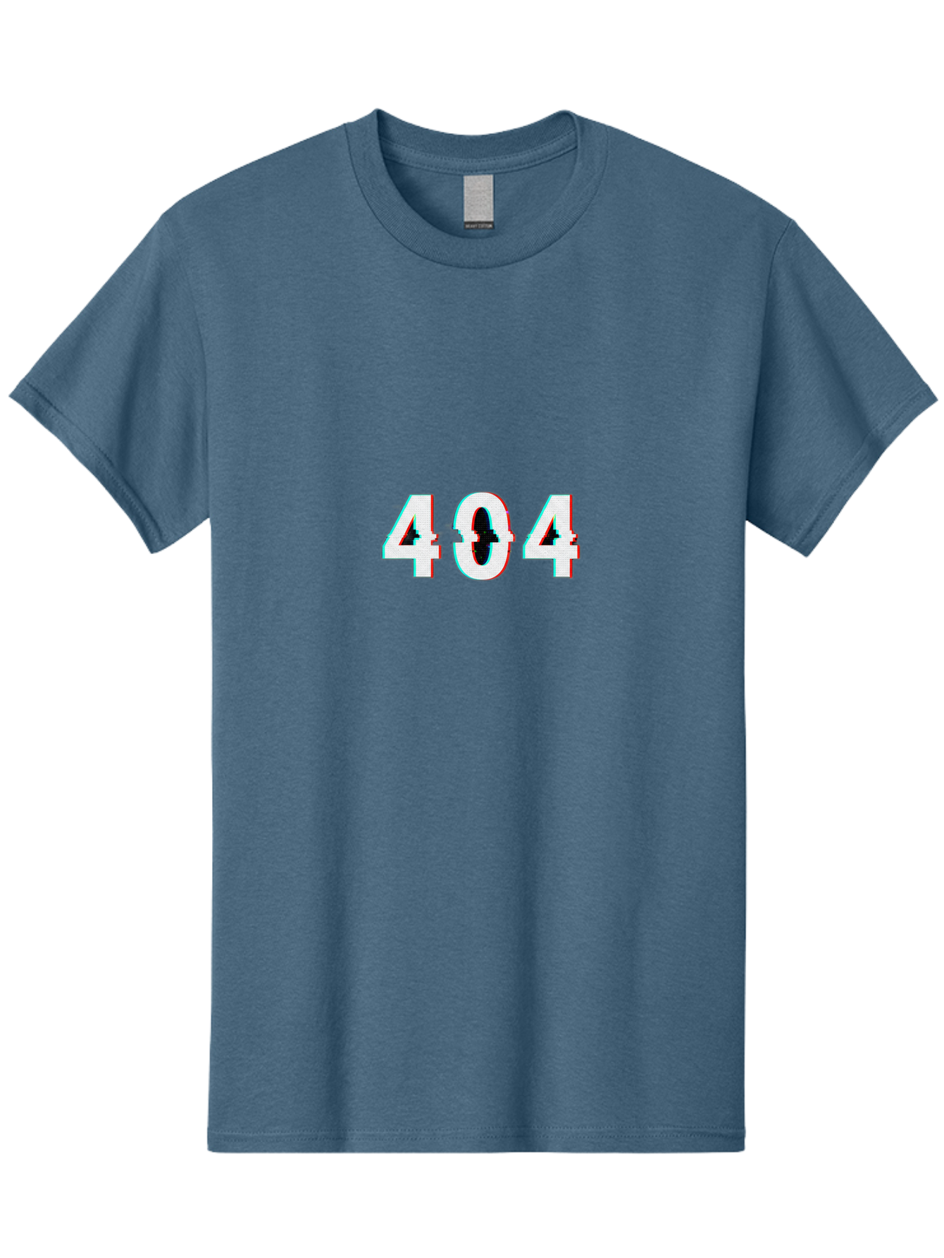 404-1 Men'S Graphic Tee, 100% Cotton, Comfortable Casual Summer Wear, Machine Washable, 404 Error, Glitch Effect, Distorted Text, Error Message, Page Not Found, Website Error, Digital Glitch Baa058