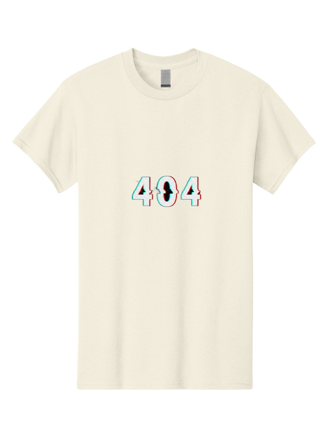 404-1 Men'S Graphic Tee, 100% Cotton, Comfortable Casual Summer Wear, Machine Washable, 404 Error, Glitch Effect, Distorted Text, Error Message, Page Not Found, Website Error, Digital Glitch Baa058 10