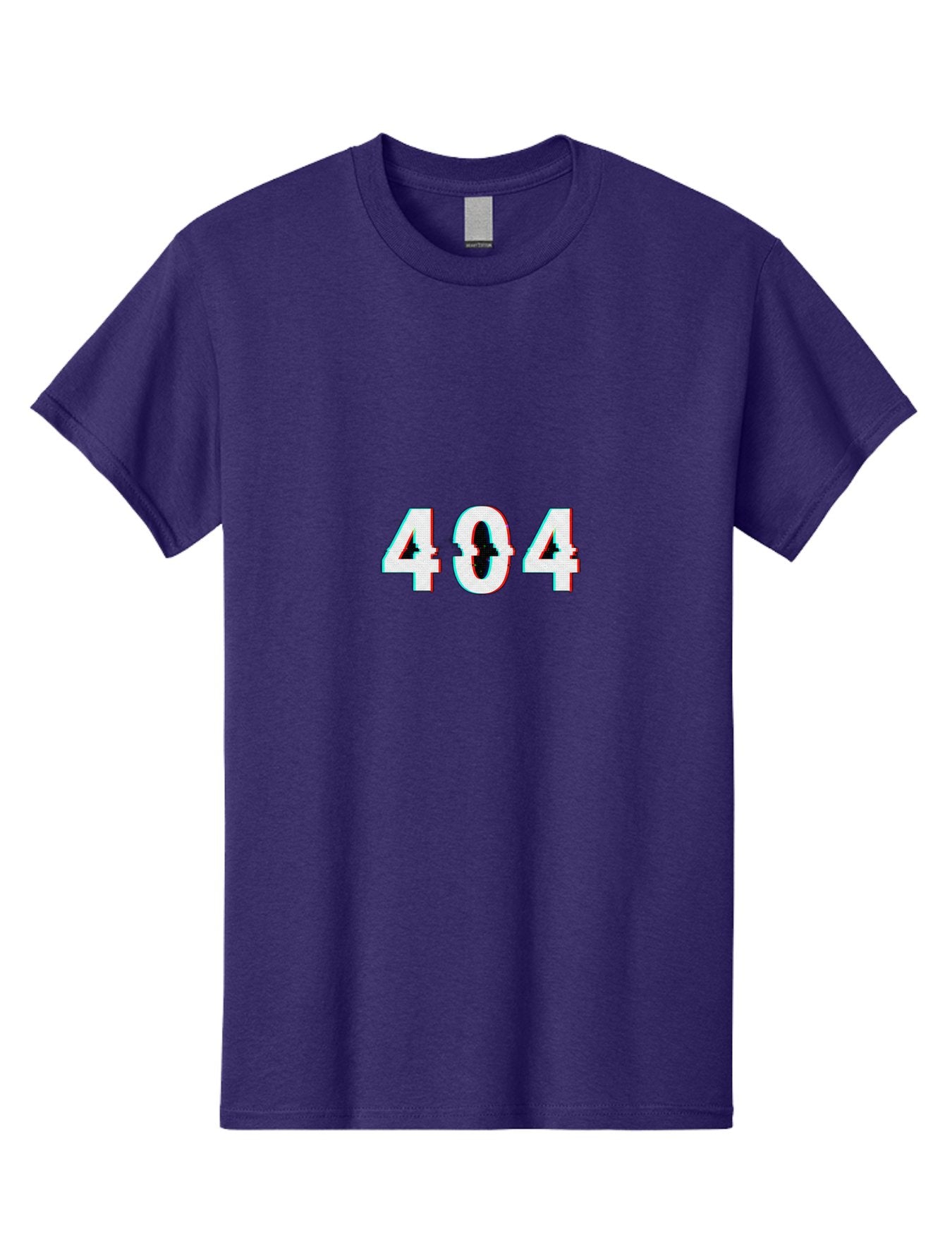 404-1 Men'S Graphic Tee, 100% Cotton, Comfortable Casual Summer Wear, Machine Washable, 404 Error, Glitch Effect, Distorted Text, Error Message, Page Not Found, Website Error, Digital Glitch Baa058 9