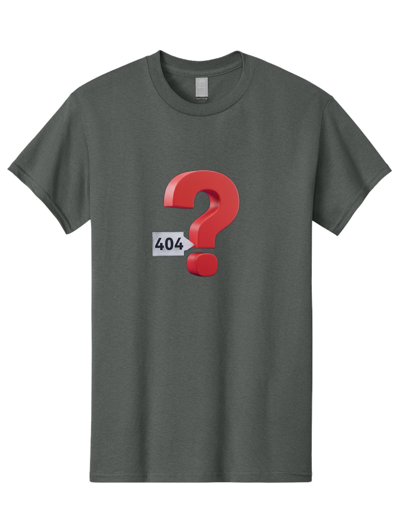404-2 Men'S Graphic Tee, 100% Cotton, Comfortable Casual Summer Wear, Machine Washable, Error Message, Page Not Found, 404 Number, Question Mark, Digital Glitch, Website Error, Technical Issue, Problem Solving, Troubleshooting Baa059 7