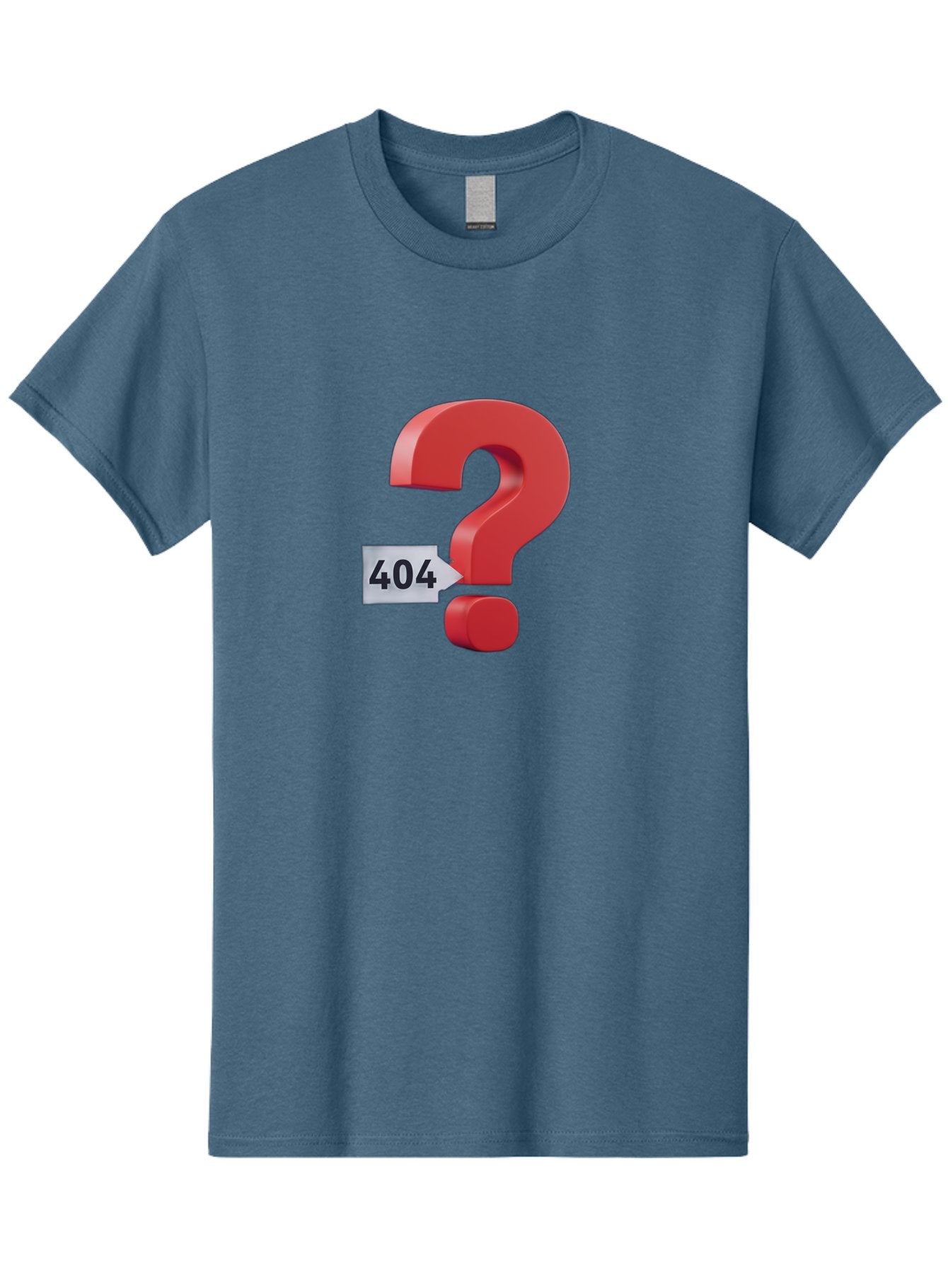404-2 Men'S Graphic Tee, 100% Cotton, Comfortable Casual Summer Wear, Machine Washable, Error Message, Page Not Found, 404 Number, Question Mark, Digital Glitch, Website Error, Technical Issue, Problem Solving, Troubleshooting Baa059 11