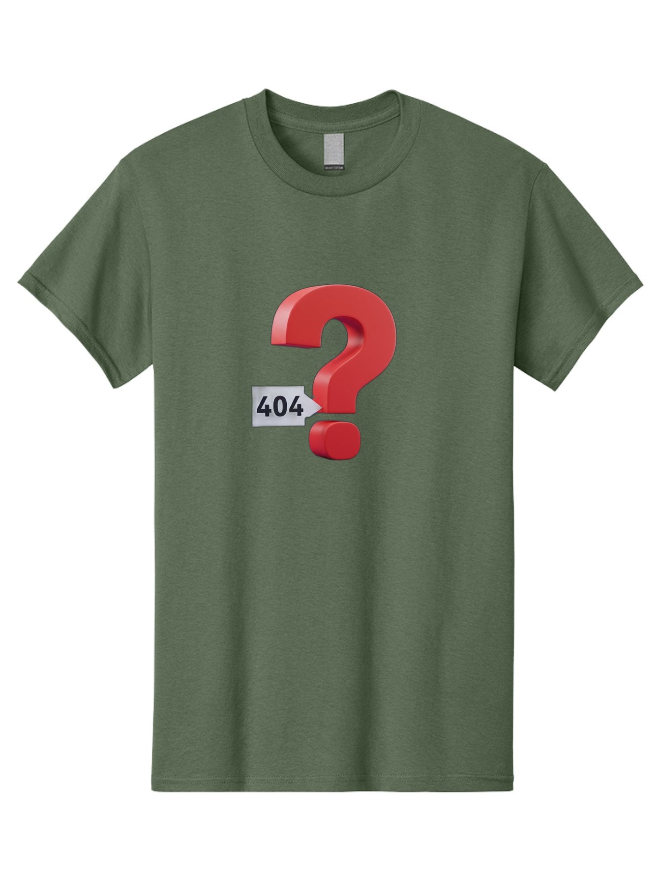 404-2 Men'S Graphic Tee, 100% Cotton, Comfortable Casual Summer Wear, Machine Washable, Error Message, Page Not Found, 404 Number, Question Mark, Digital Glitch, Website Error, Technical Issue, Problem Solving, Troubleshooting Baa059 9