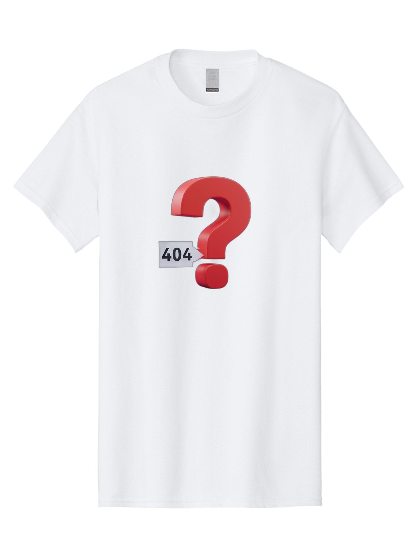 404-2 Men'S Graphic Tee, 100% Cotton, Comfortable Casual Summer Wear, Machine Washable, Error Message, Page Not Found, 404 Number, Question Mark, Digital Glitch, Website Error, Technical Issue, Problem Solving, Troubleshooting Baa059 14