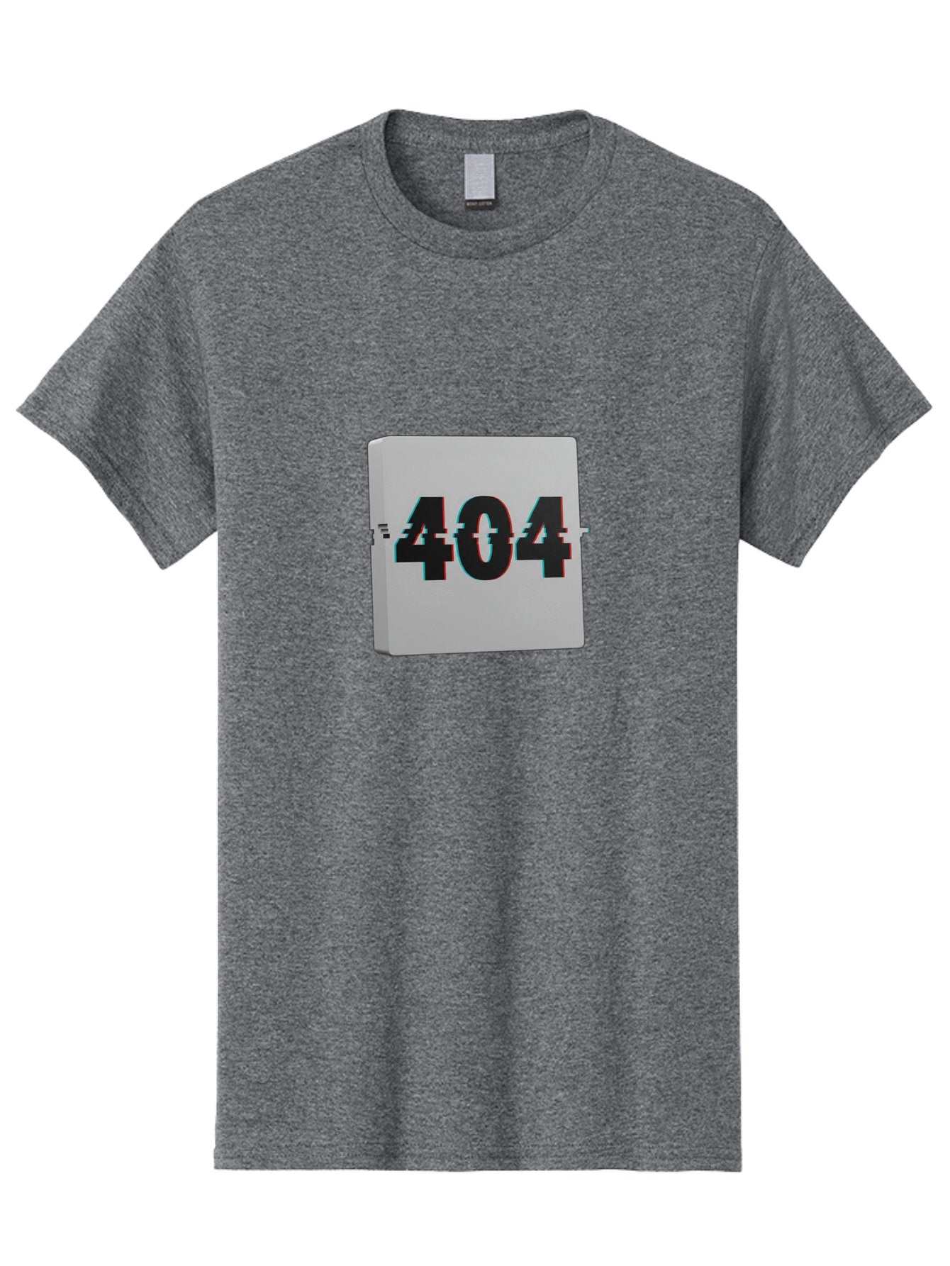 404-7 Men'S Graphic Tee, 100% Cotton, Comfortable Casual Summer Wear, Machine Washable, 404 Error, Page Not Found, Digital Glitch, Distorted Text, Error Message, Broken Link, Website Issue, Technical Problem, Online Error Baa064 13