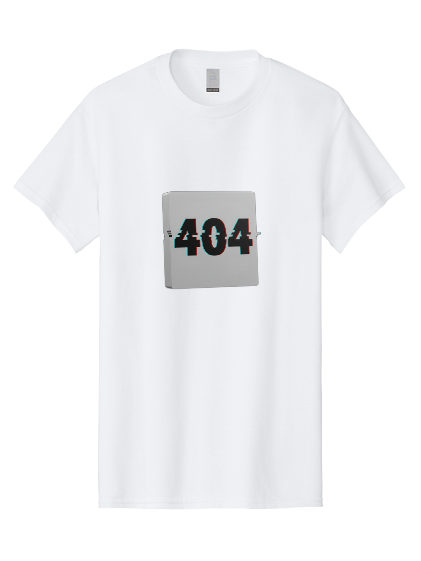 404-7 Men'S Graphic Tee, 100% Cotton, Comfortable Casual Summer Wear, Machine Washable, 404 Error, Page Not Found, Digital Glitch, Distorted Text, Error Message, Broken Link, Website Issue, Technical Problem, Online Error Baa064