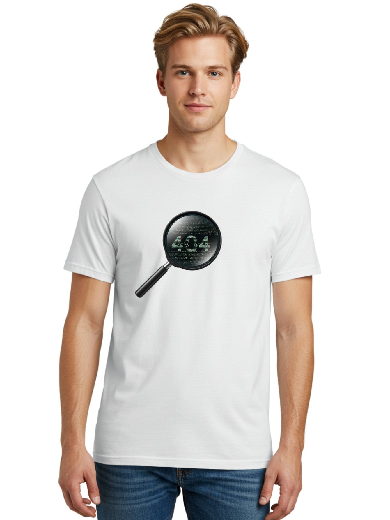 404-Error-1 Men'S Graphic Tee, 100% Cotton, Comfortable Casual Summer Wear, Machine Washable, 404 Error Message, Page Not Found, Broken Link, Web Development, Coding Issues, Debugging, Error Code, Website Maintenance, Online Troubleshooting, Baa073 25