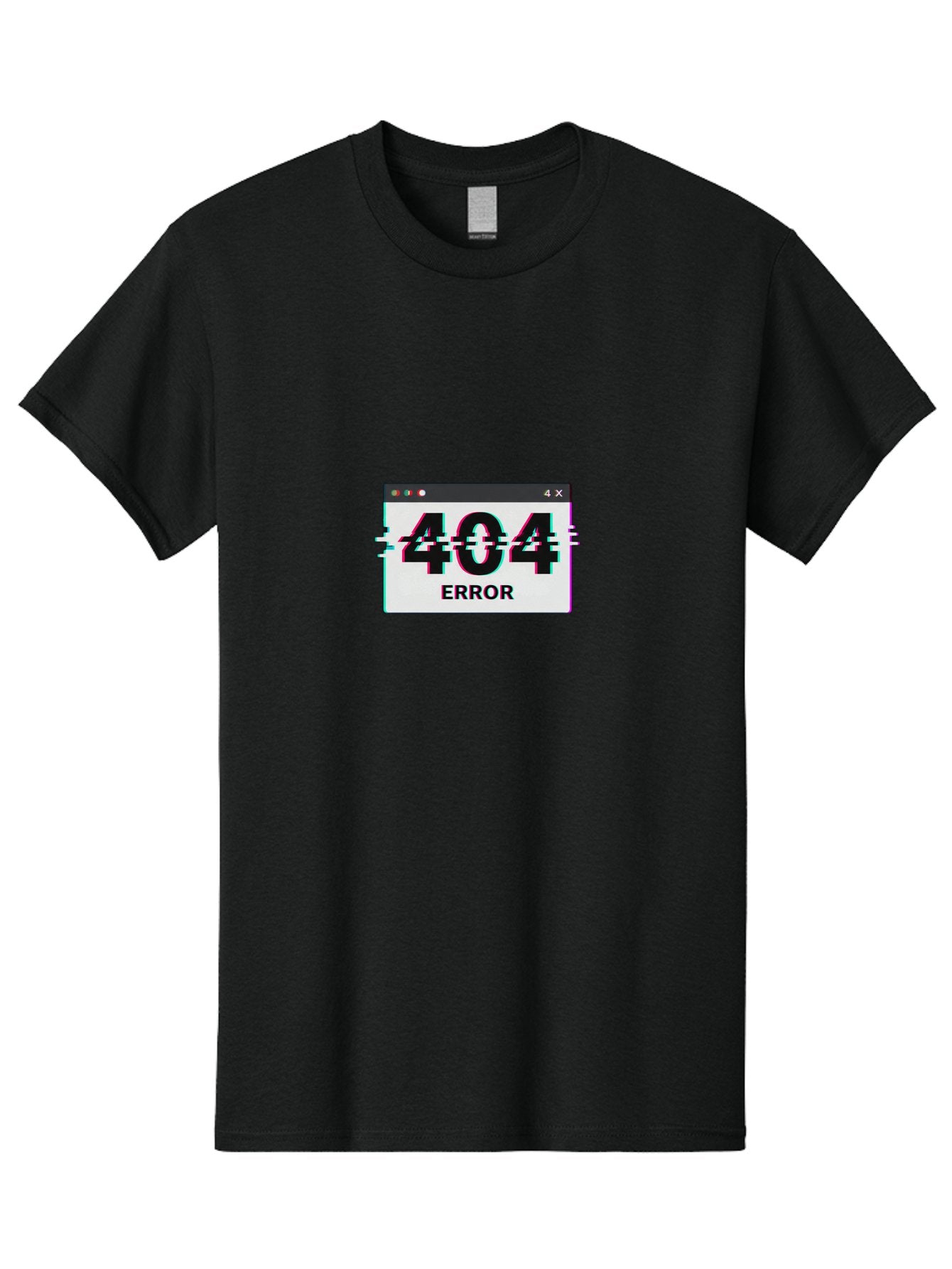 404-Error-2 Men'S Graphic Tee, 100% Cotton, Comfortable Casual Summer Wear, Machine Washable, 404 Error Page, Glitch Effect, Distorted Text, Broken Link, Webpage Not Found, Glitch Art, Error Message, Cyberpunk, Distorted Graphic, 404, Error Baa076 14
