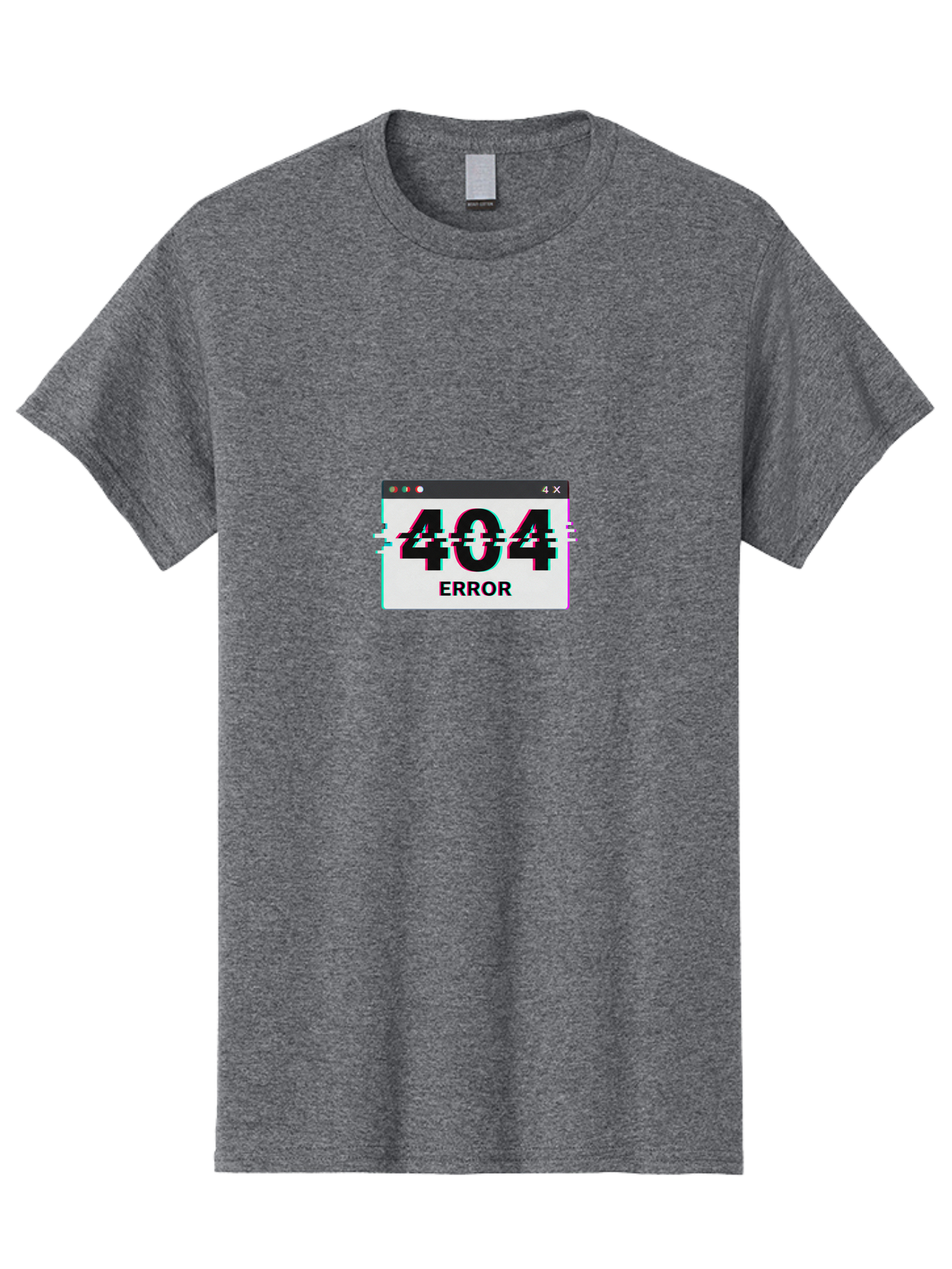 404-Error-2 Men'S Graphic Tee, 100% Cotton, Comfortable Casual Summer Wear, Machine Washable, 404 Error Page, Glitch Effect, Distorted Text, Broken Link, Webpage Not Found, Glitch Art, Error Message, Cyberpunk, Distorted Graphic, 404, Error Baa076 15