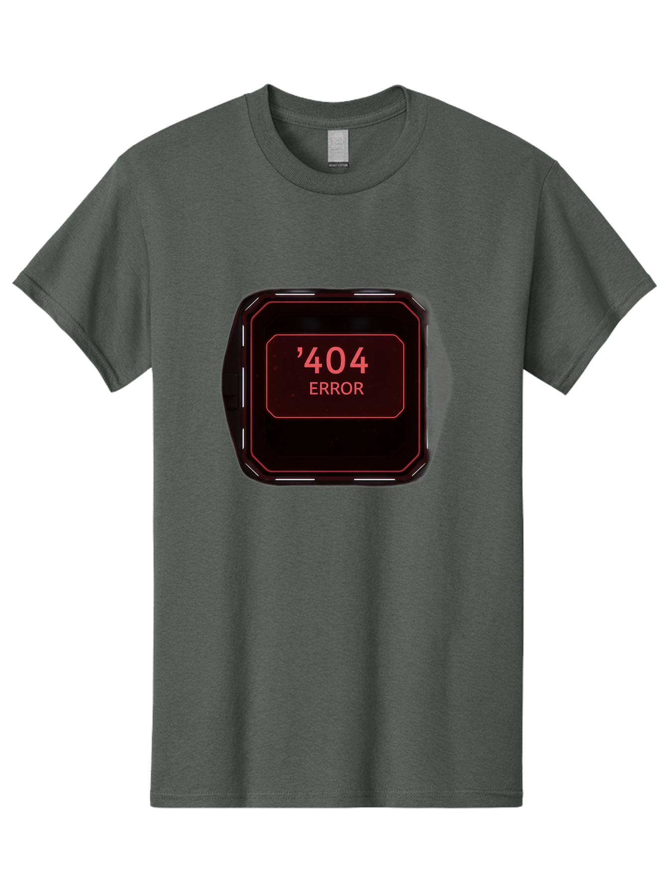 404-Error-5 Men'S Graphic Tee, 100% Cotton, Comfortable Casual Summer Wear, Machine Washable, 404 Error Message, Error Page, Website Error, Page Not Found, Futuristic Design, Digital Glitch, Red Neon Lights, Cyberpunk Aesthetic, Baa079 29