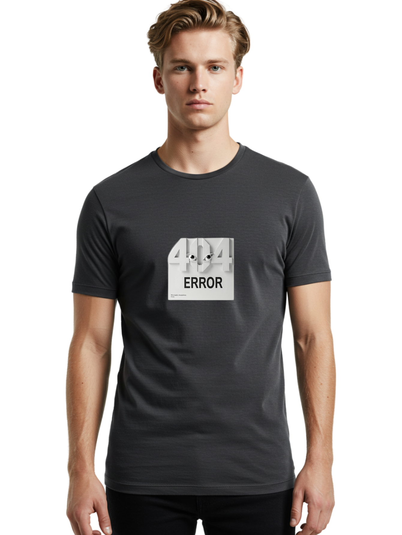 404-Error-8 Men'S Graphic Tee, 100% Cotton, Comfortable Casual Summer Wear, Machine Washable, 404 Error, Page Not Found, Broken Link, Website Error Message, Page Not Available, Error Code 404, Website Maintenance Baa082 22