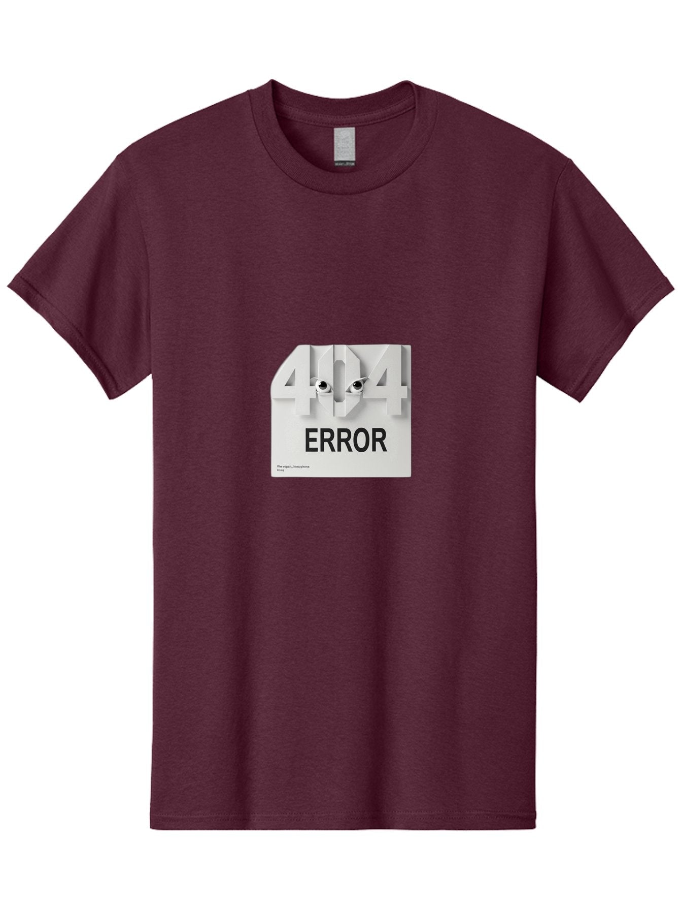 404-Error-8 Men'S Graphic Tee, 100% Cotton, Comfortable Casual Summer Wear, Machine Washable, 404 Error, Page Not Found, Broken Link, Website Error Message, Page Not Available, Error Code 404, Website Maintenance Baa082 3