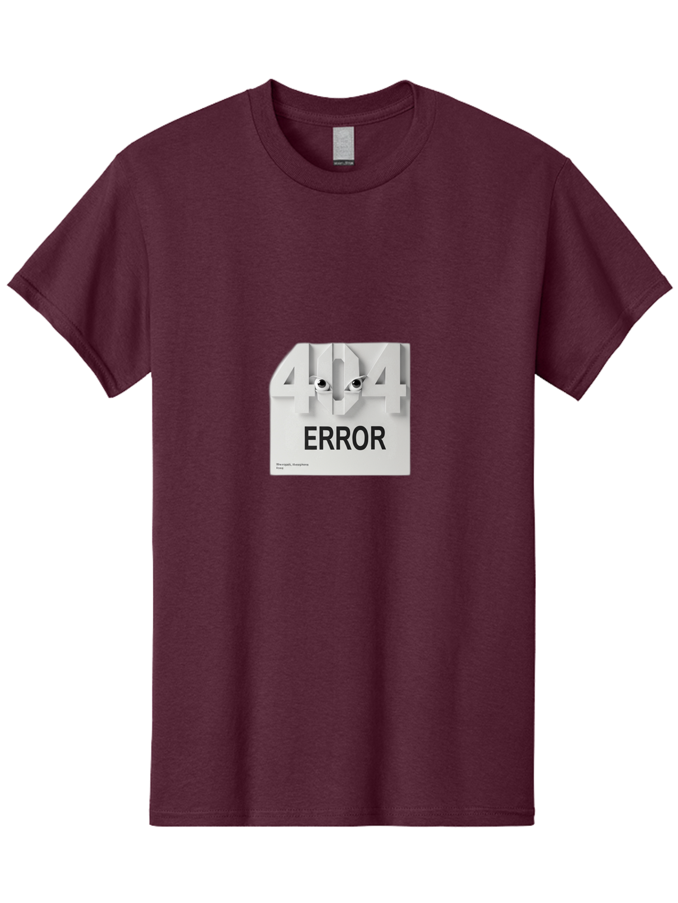 404-Error-8 Men'S Graphic Tee, 100% Cotton, Comfortable Casual Summer Wear, Machine Washable, 404 Error, Page Not Found, Broken Link, Website Error Message, Page Not Available, Error Code 404, Website Maintenance Baa082 17