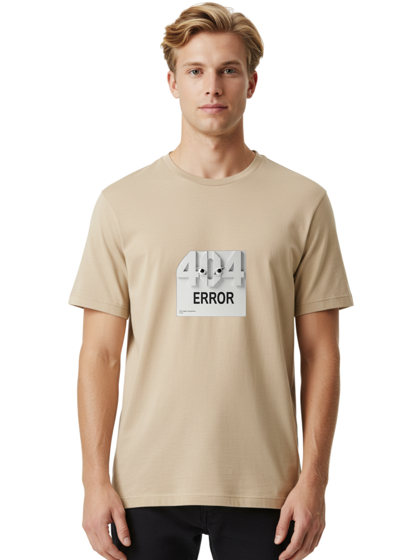 404-Error-8 Men'S Graphic Tee, 100% Cotton, Comfortable Casual Summer Wear, Machine Washable, 404 Error, Page Not Found, Broken Link, Website Error Message, Page Not Available, Error Code 404, Website Maintenance Baa082 8