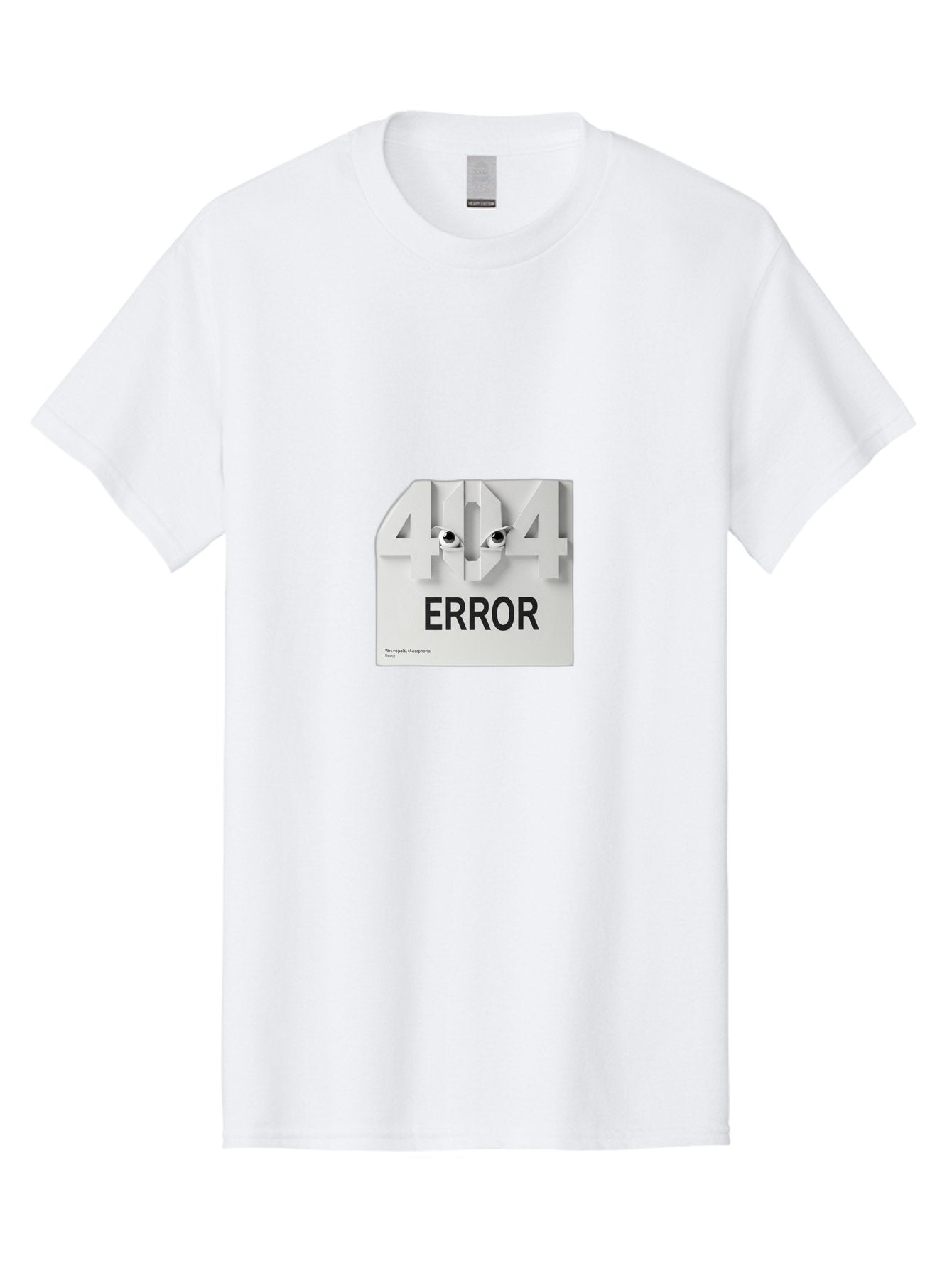 404-Error-8 Men'S Graphic Tee, 100% Cotton, Comfortable Casual Summer Wear, Machine Washable, 404 Error, Page Not Found, Broken Link, Website Error Message, Page Not Available, Error Code 404, Website Maintenance Baa082