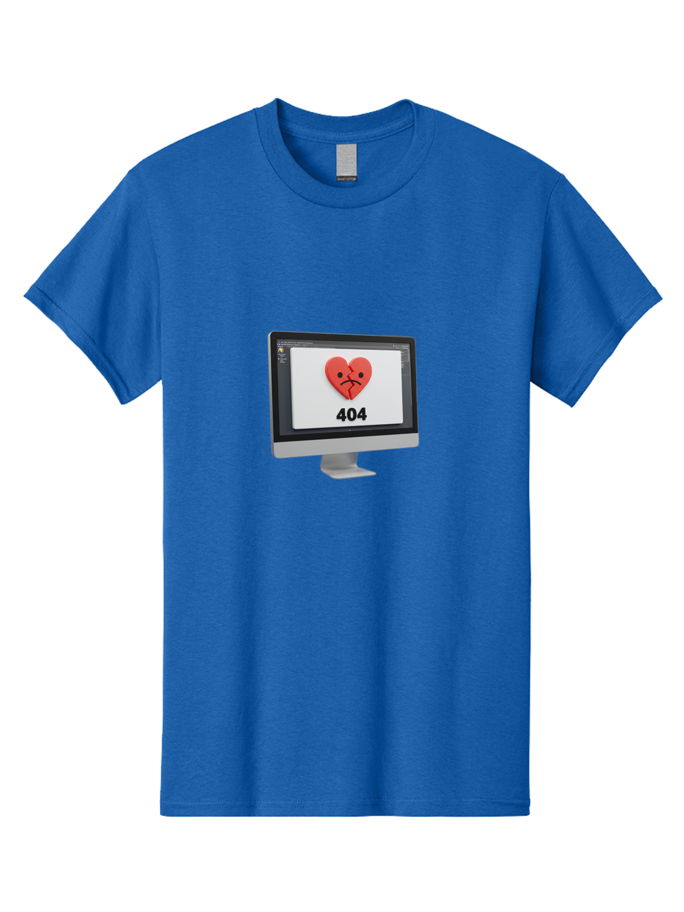 404-Error-Heart Men'S Graphic Tee, 100% Cotton, Comfortable Casual Summer Wear, Machine Washable, 404 Error Page, Broken Heart, Sad Face, Heartbreak Symbol, Webpage Not Found, Technical Issue, Error Message, Frustrated User Baa085 7