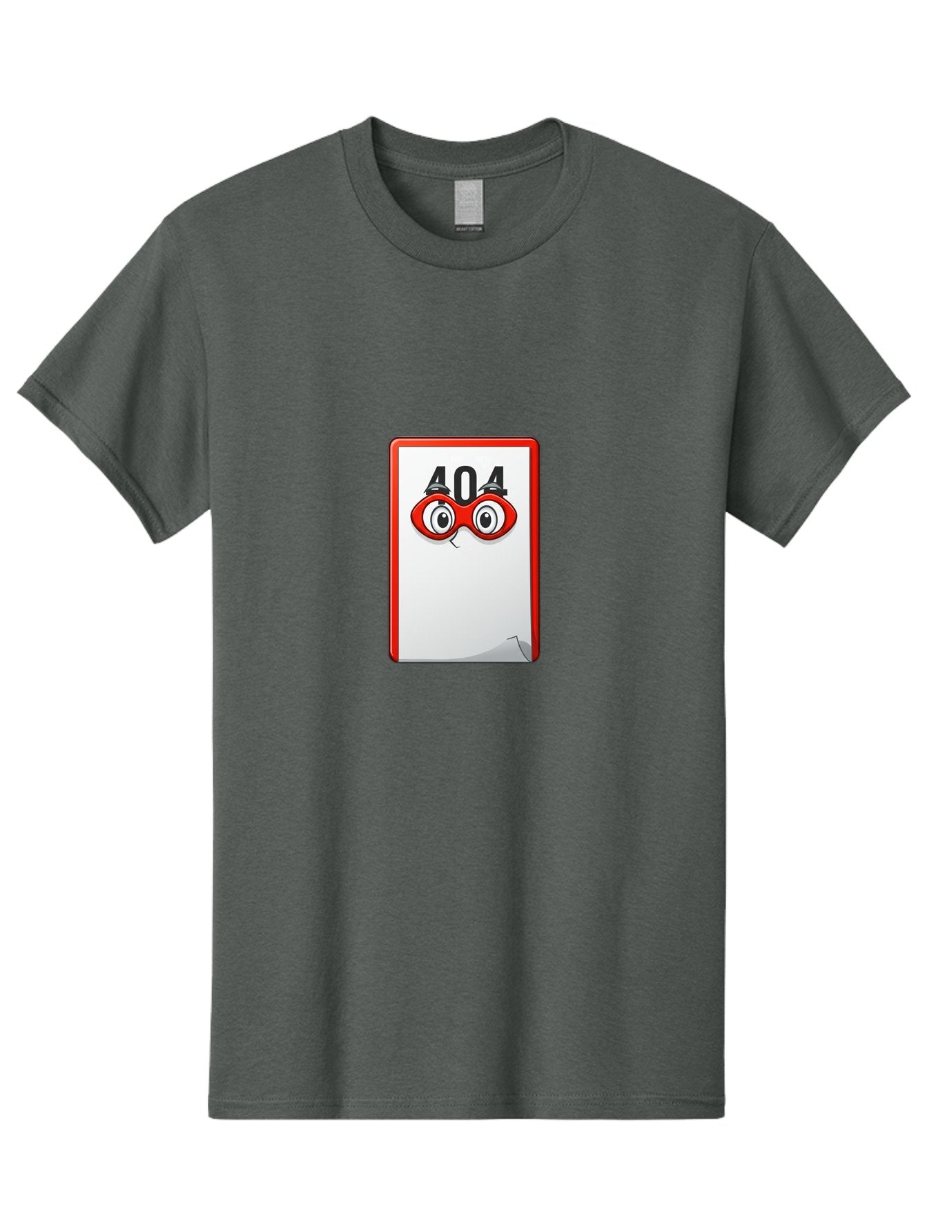 404-Error-Page-1 Men'S Graphic Tee, 100% Cotton, Comfortable Casual Summer Wear, Machine Washable, Error Page Not Found, 404 Error, Web Page Error, Page Not Found, Cartoon Illustration, Red Glasses, Website Error, Web Development Baa088 12