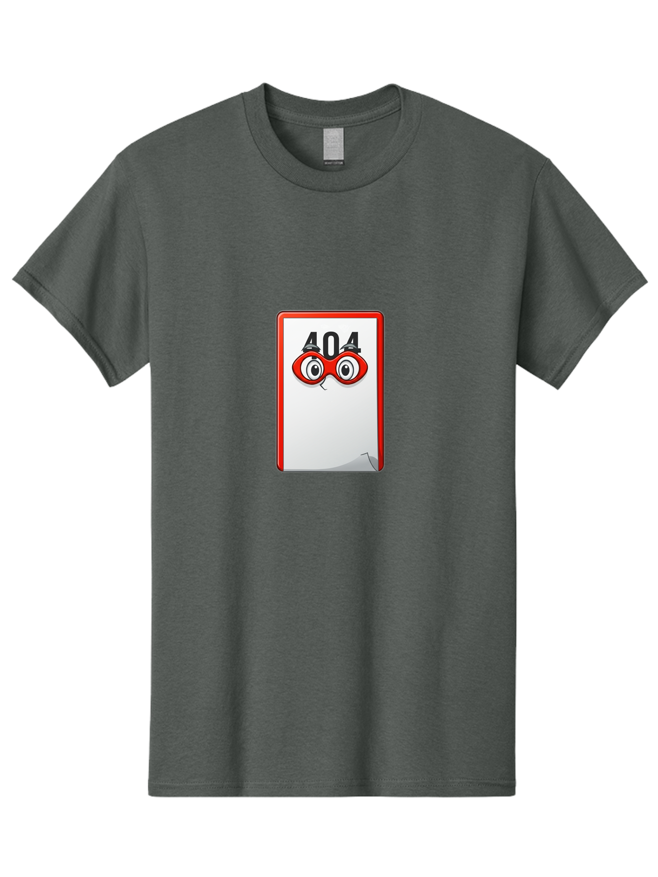 404-Error-Page-1 Men'S Graphic Tee, 100% Cotton, Comfortable Casual Summer Wear, Machine Washable, Error Page Not Found, 404 Error, Web Page Error, Page Not Found, Cartoon Illustration, Red Glasses, Website Error, Web Development Baa088 5