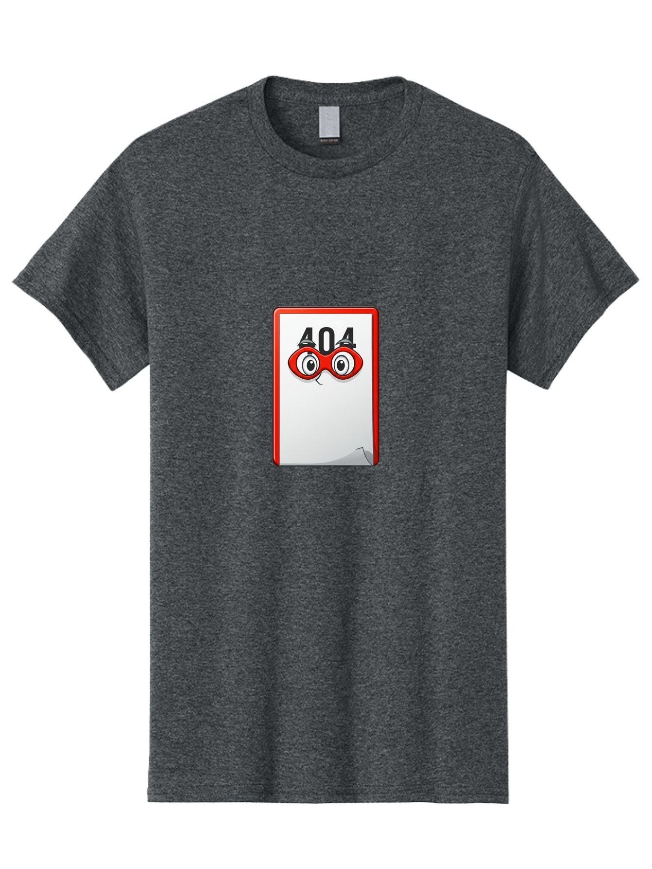 404-Error-Page-1 Men'S Graphic Tee, 100% Cotton, Comfortable Casual Summer Wear, Machine Washable, Error Page Not Found, 404 Error, Web Page Error, Page Not Found, Cartoon Illustration, Red Glasses, Website Error, Web Development Baa088 6