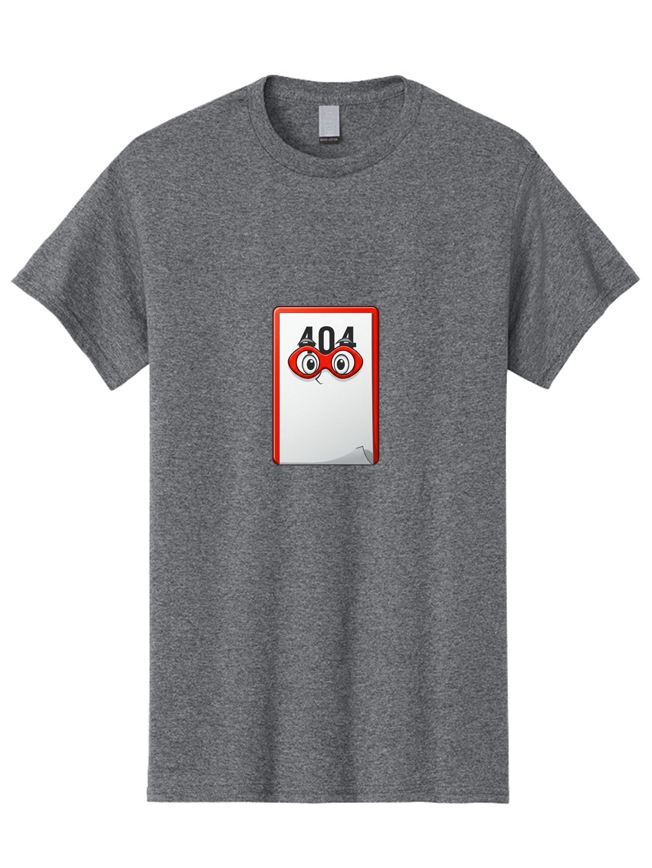 404-Error-Page-1 Men'S Graphic Tee, 100% Cotton, Comfortable Casual Summer Wear, Machine Washable, Error Page Not Found, 404 Error, Web Page Error, Page Not Found, Cartoon Illustration, Red Glasses, Website Error, Web Development Baa088 9