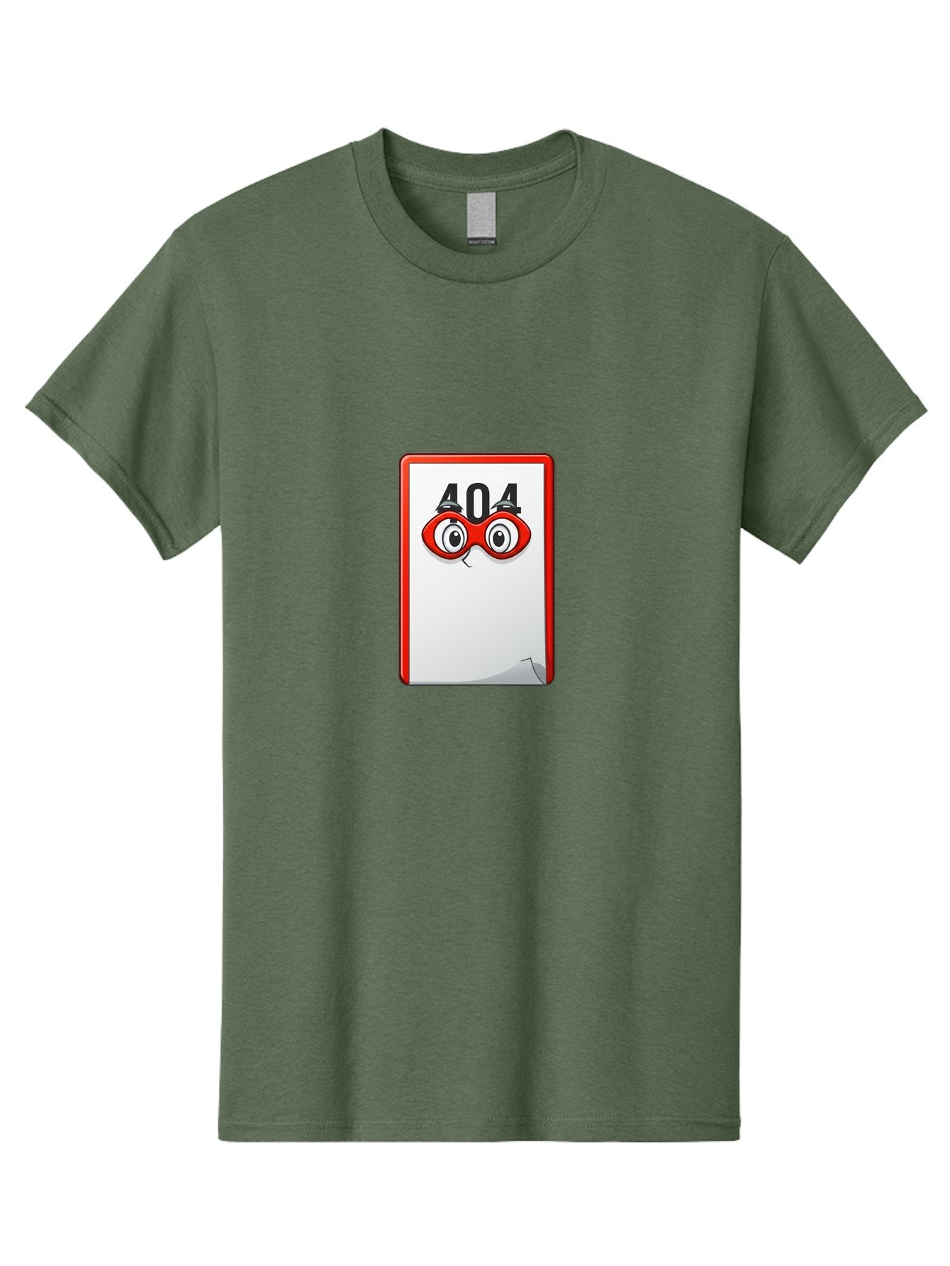 404-Error-Page-1 Men'S Graphic Tee, 100% Cotton, Comfortable Casual Summer Wear, Machine Washable, Error Page Not Found, 404 Error, Web Page Error, Page Not Found, Cartoon Illustration, Red Glasses, Website Error, Web Development Baa088 10