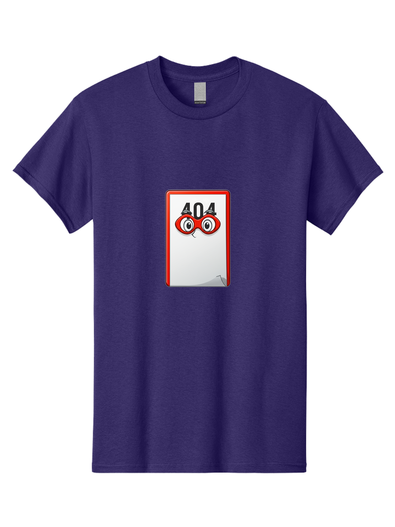 404-Error-Page-1 Men'S Graphic Tee, 100% Cotton, Comfortable Casual Summer Wear, Machine Washable, Error Page Not Found, 404 Error, Web Page Error, Page Not Found, Cartoon Illustration, Red Glasses, Website Error, Web Development Baa088 25