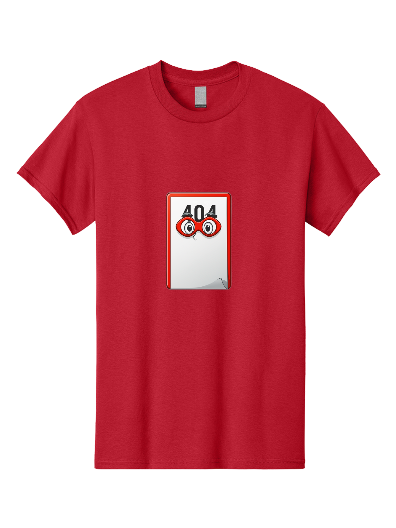 404-Error-Page-1 Men'S Graphic Tee, 100% Cotton, Comfortable Casual Summer Wear, Machine Washable, Error Page Not Found, 404 Error, Web Page Error, Page Not Found, Cartoon Illustration, Red Glasses, Website Error, Web Development Baa088 15