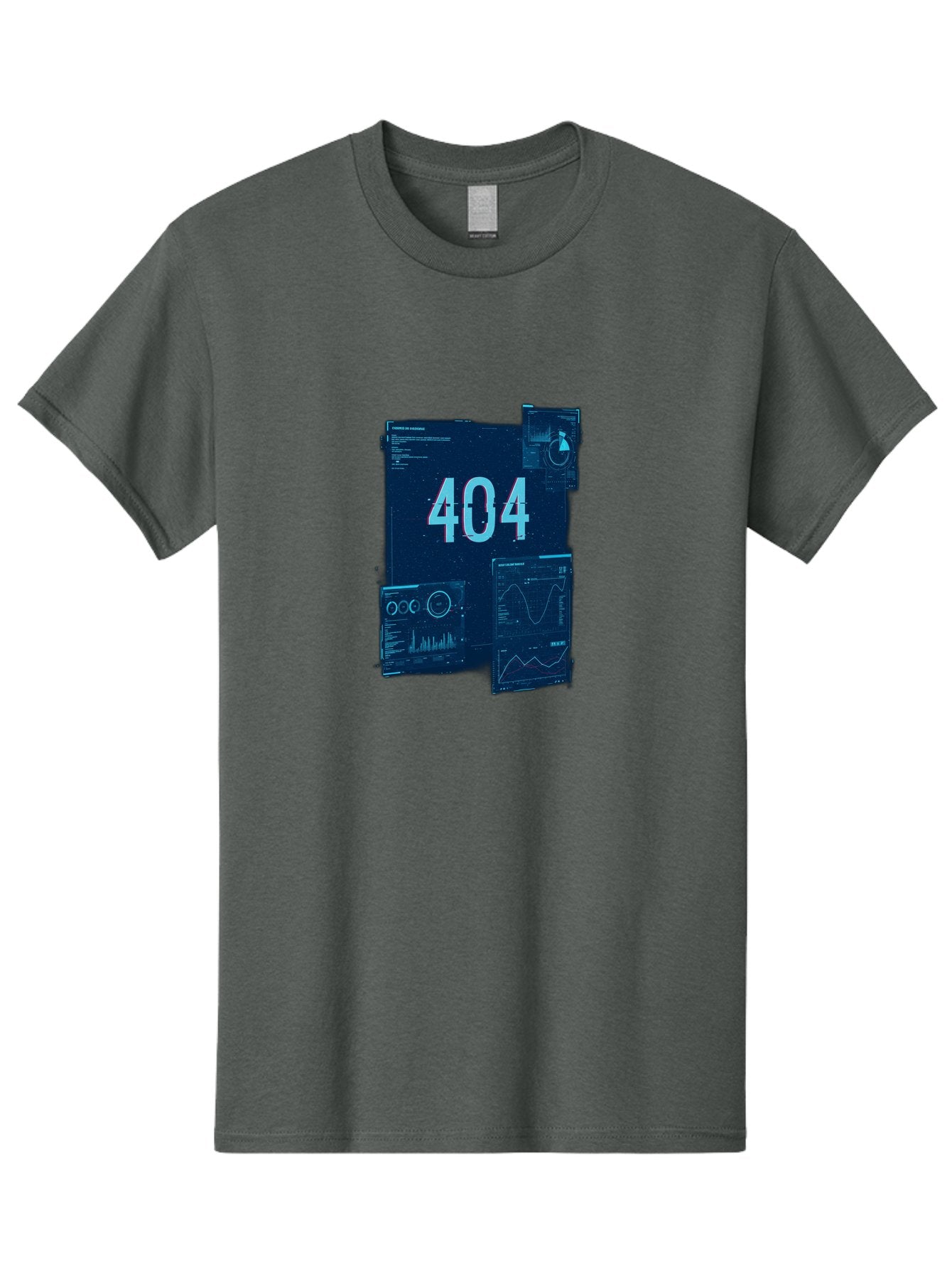 404-Error-Page Men'S Graphic Tee, 100% Cotton, Comfortable Casual Summer Wear, Machine Washable, 404 Error Page, Page Not Found, Digital Glitch, Cyberpunk Style, Futuristic Design, Error Message, Broken Link, Techno Aesthetic, Baa089 11