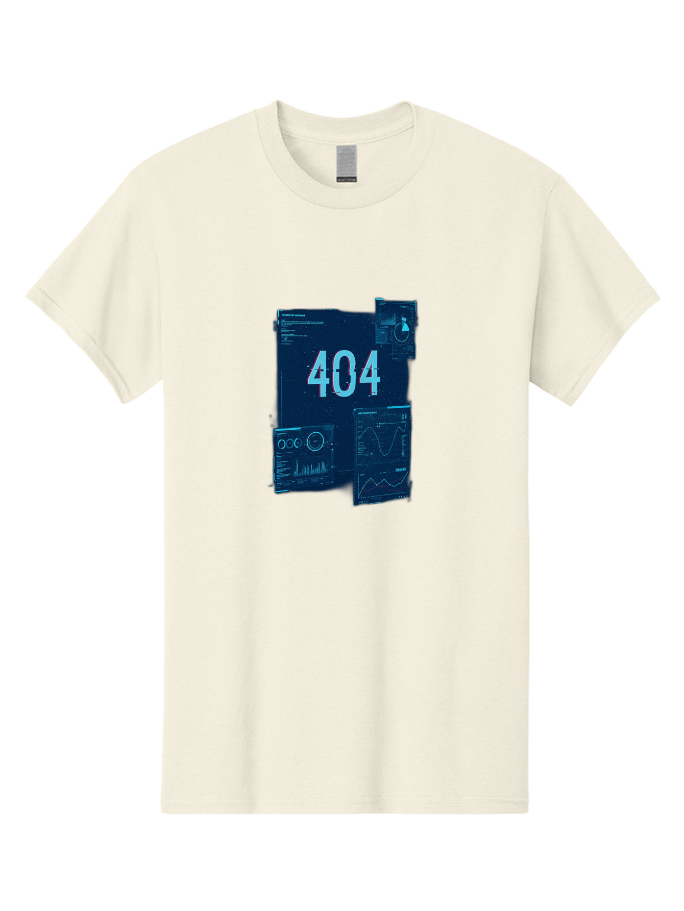 404-Error-Page Men'S Graphic Tee, 100% Cotton, Comfortable Casual Summer Wear, Machine Washable, 404 Error Page, Page Not Found, Digital Glitch, Cyberpunk Style, Futuristic Design, Error Message, Broken Link, Techno Aesthetic, Baa089 13