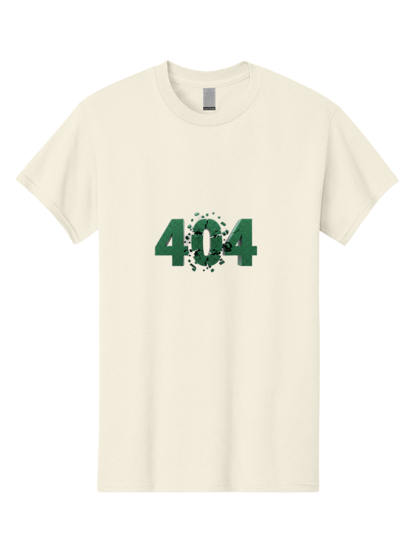 404-Error Men'S Graphic Tee, 100% Cotton, Comfortable Casual Summer Wear, Machine Washable, 404 Error, Broken Link, Page Not Found, Crushed Numbers, Broken Text, Error Message, Website Glitch, Broken Webpage Baa093 21